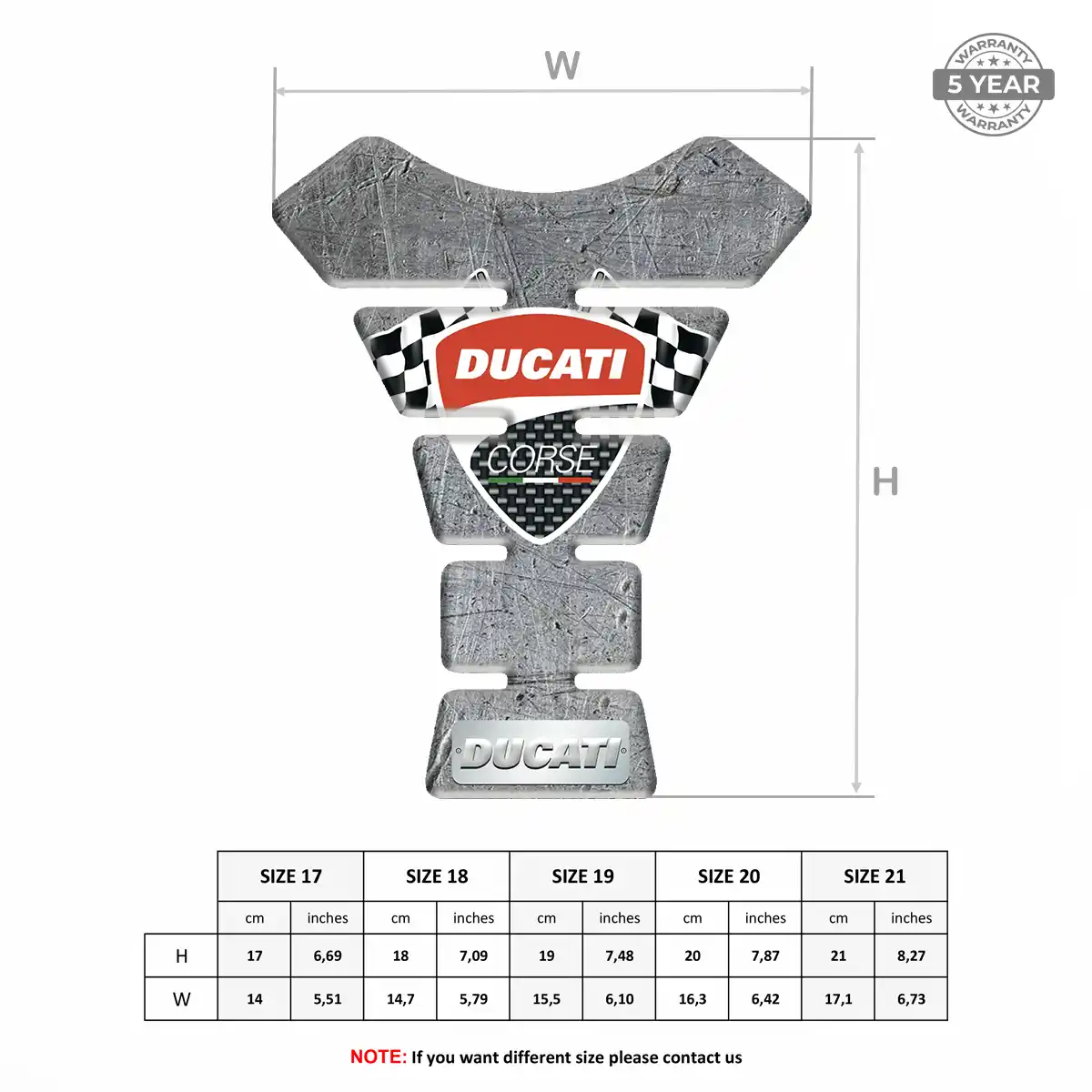 Ducati Tank Guard Protector Deluxe Edition