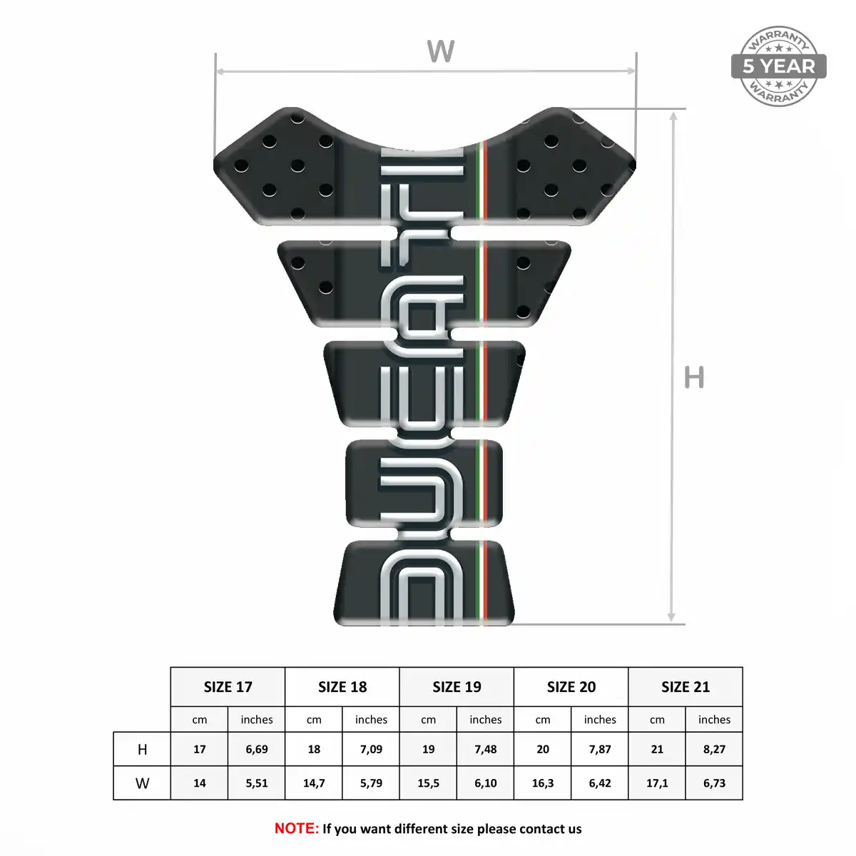 Ducati Tank Guard Protector Prime Quality