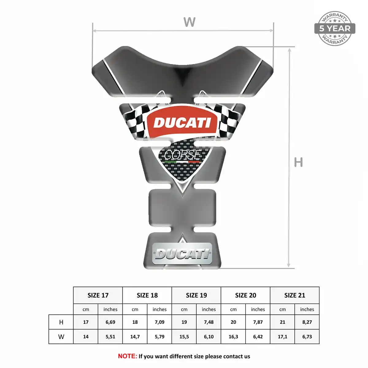 Ducati Tank Guards Motorbike Elite Finish