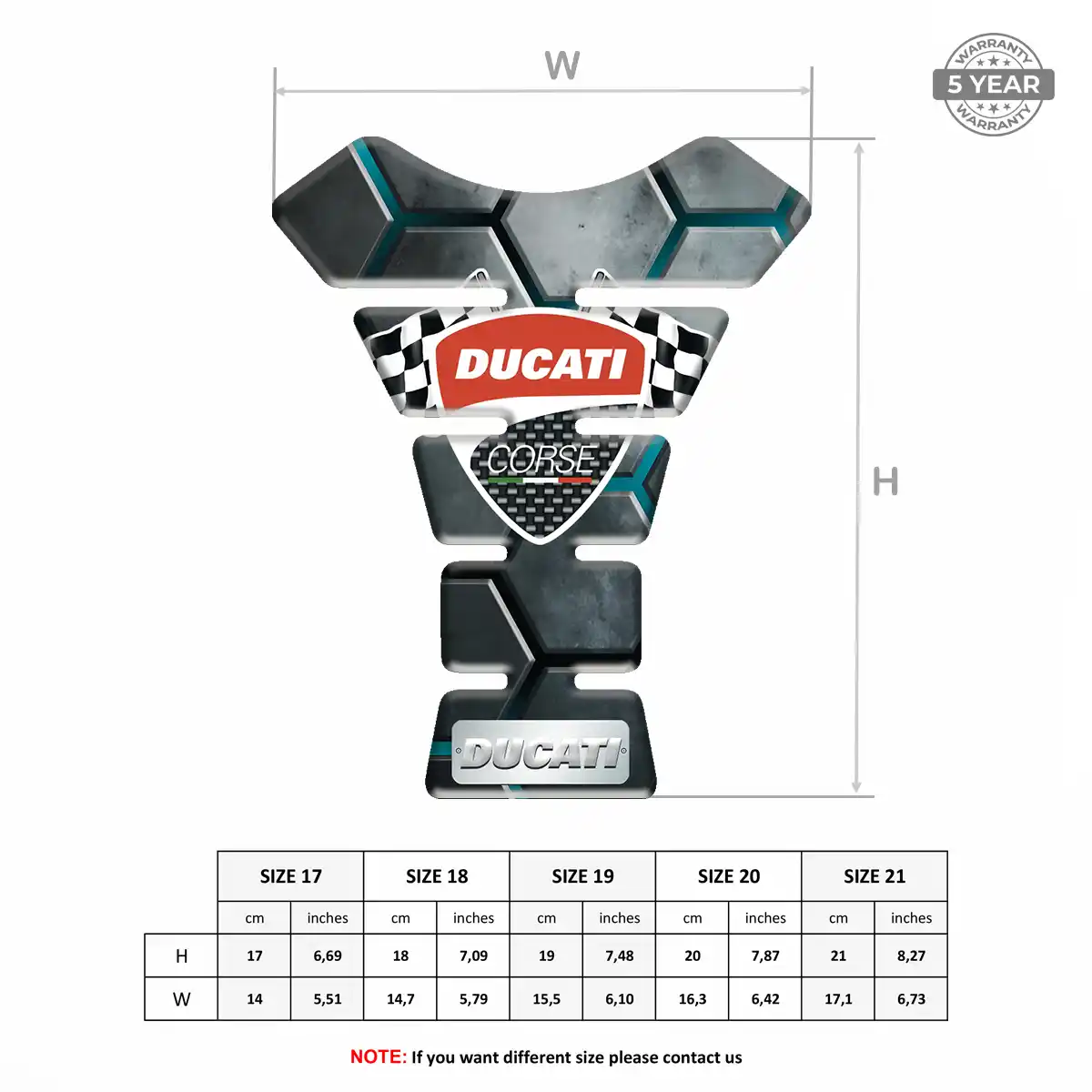 Ducati Tank Guards Motorbike Exclusive Series
