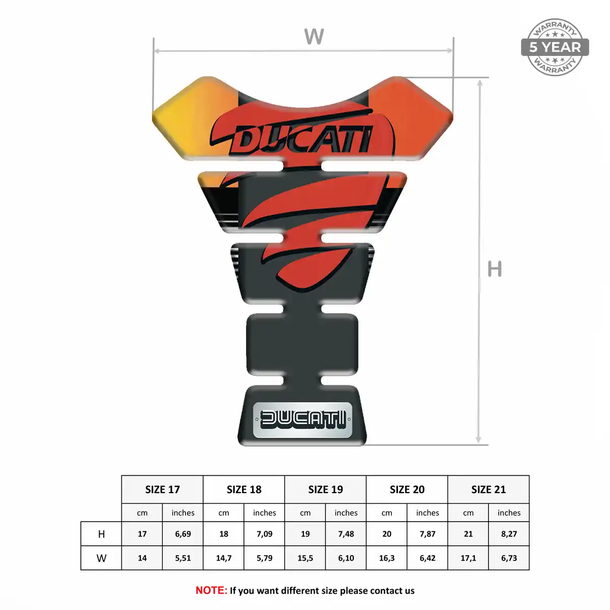 Ducati Tank Guards Motorbike Prestige Line