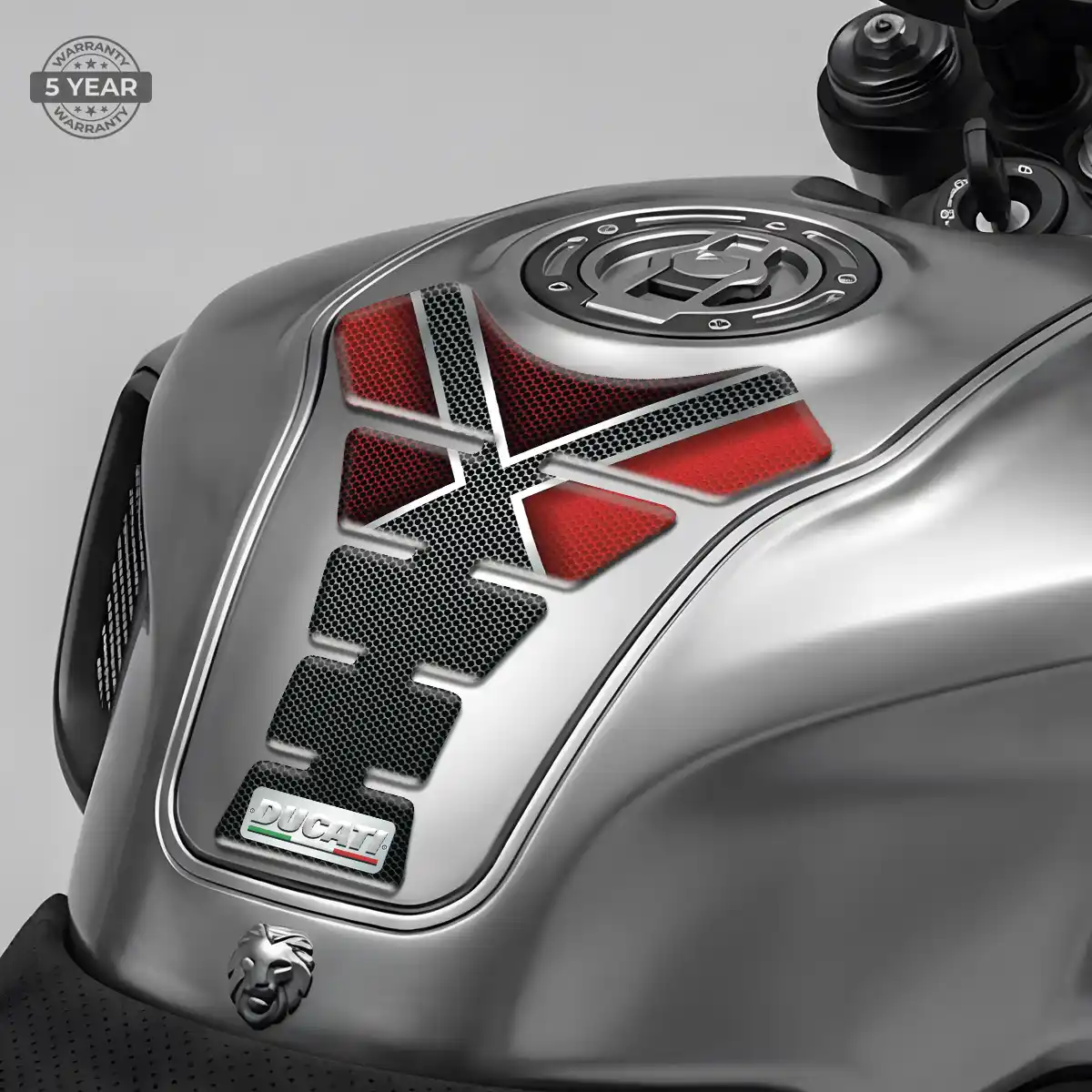 Ducati Tank Guards Motorbike Sleek Style