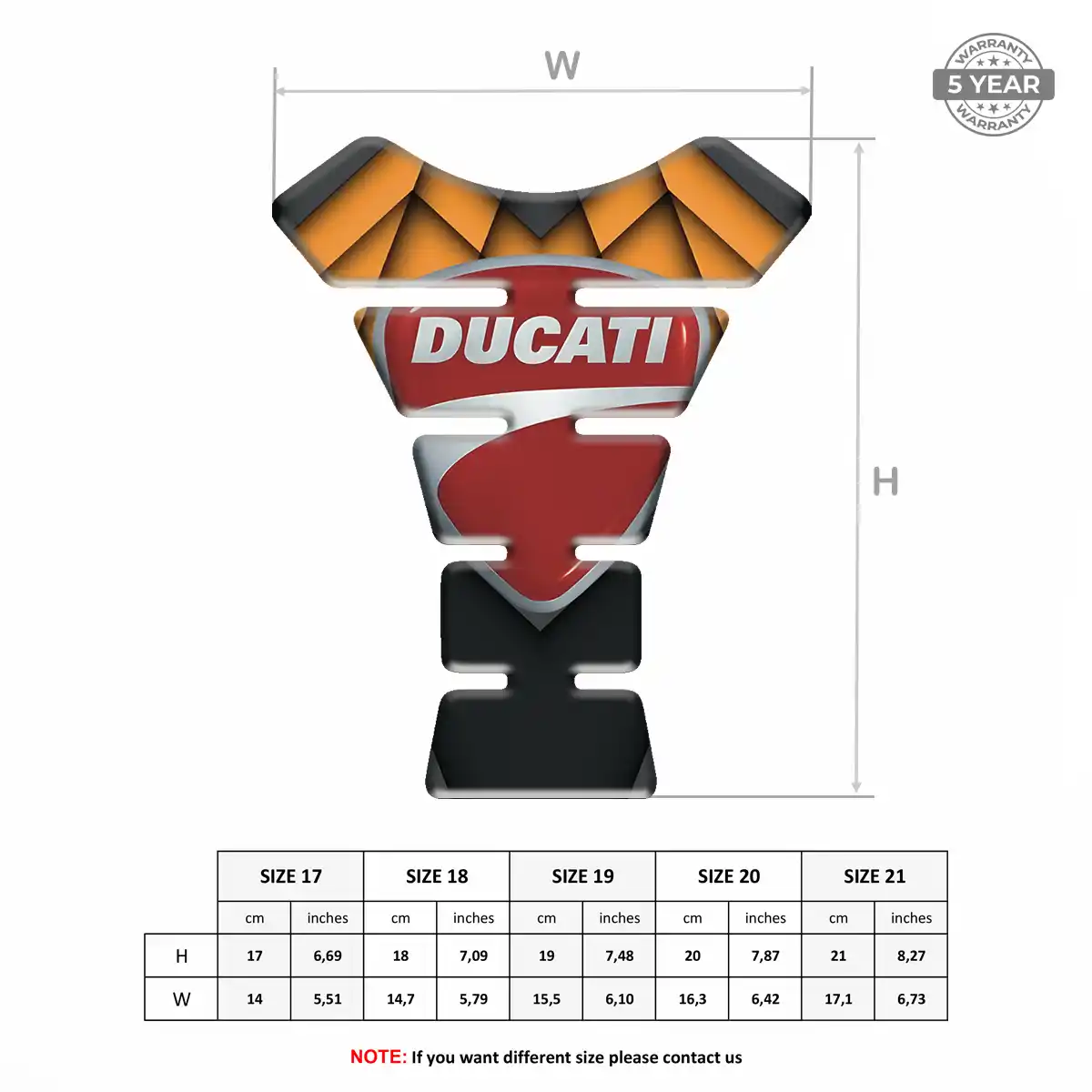 Ducati Tank Guards Motorcycle Deluxe Edition