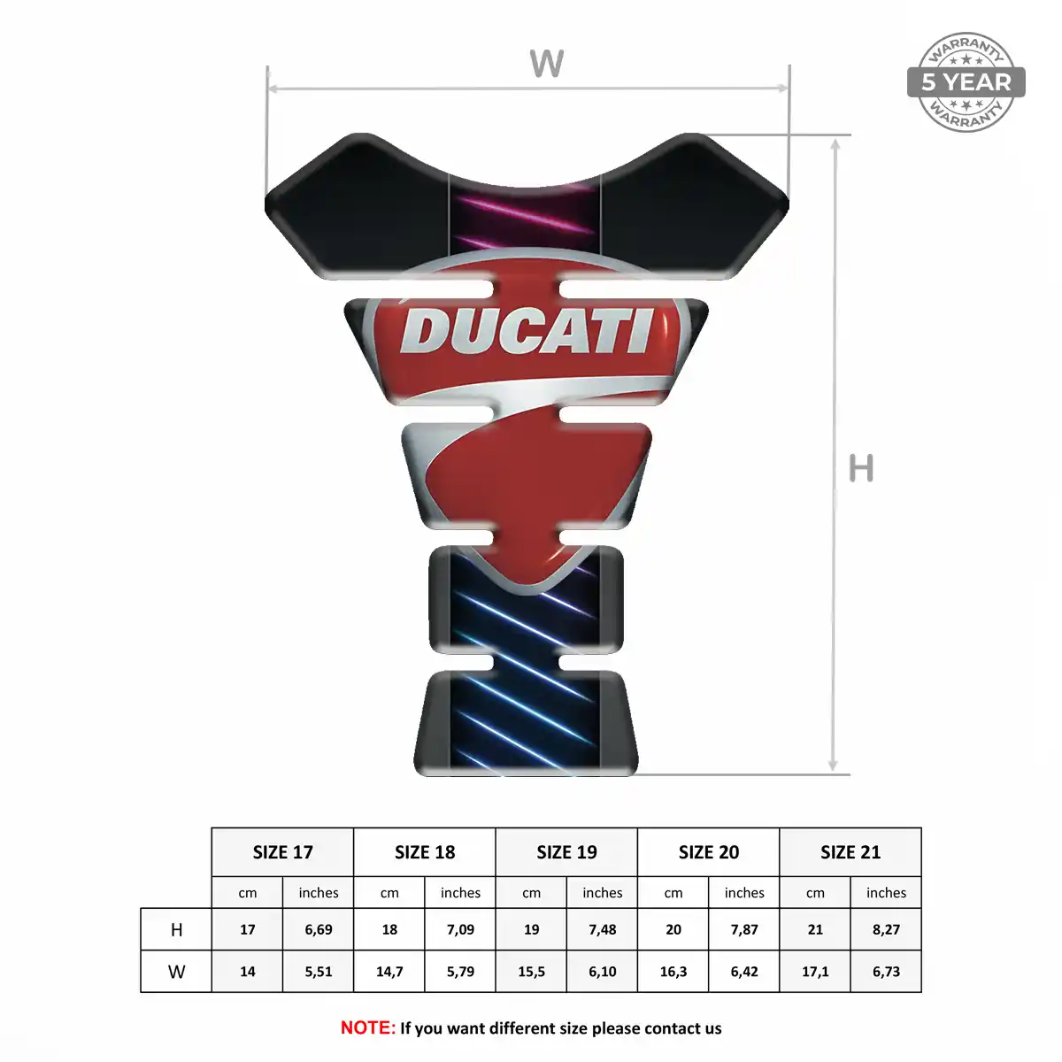 Ducati Tank Guards Motorcycle Noble Edition