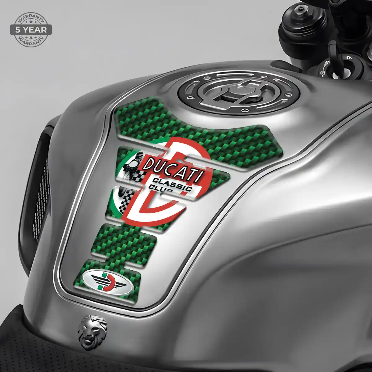 Ducati Tank Guards Motorcycle Sleek Style