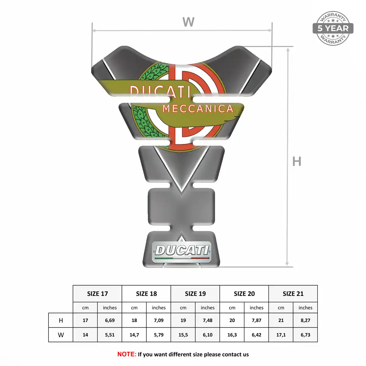 Ducati Tank Knee Pad Deluxe Edition
