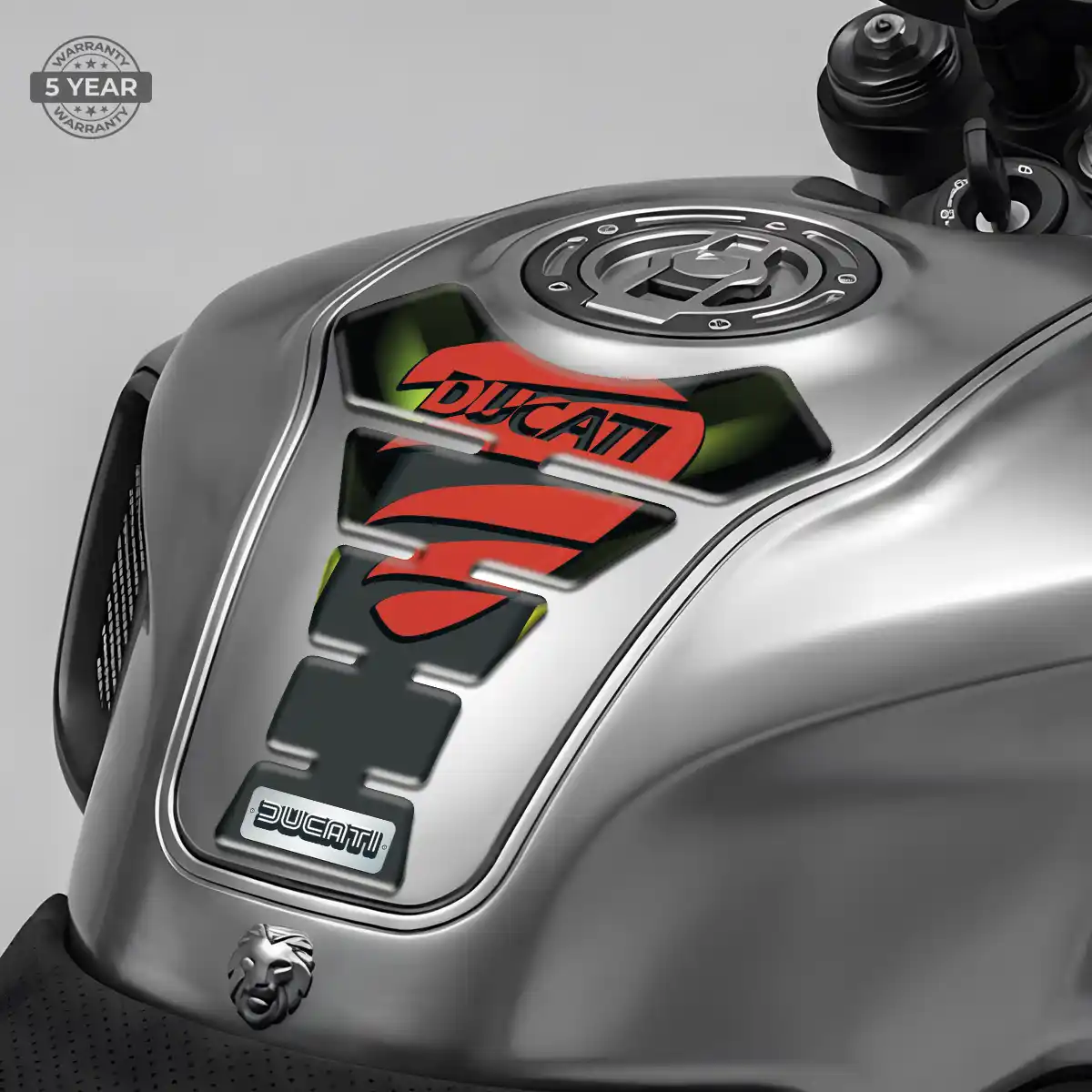 Ducati Tank Knee Pad Refined Design
