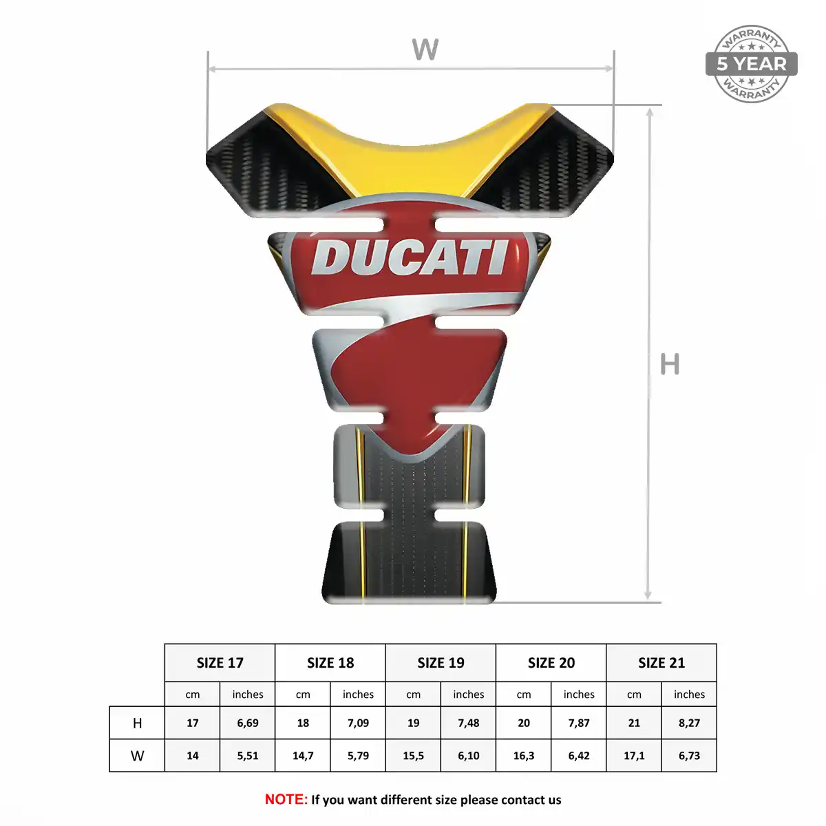 Ducati Tank Pad Fuse Elite Edition