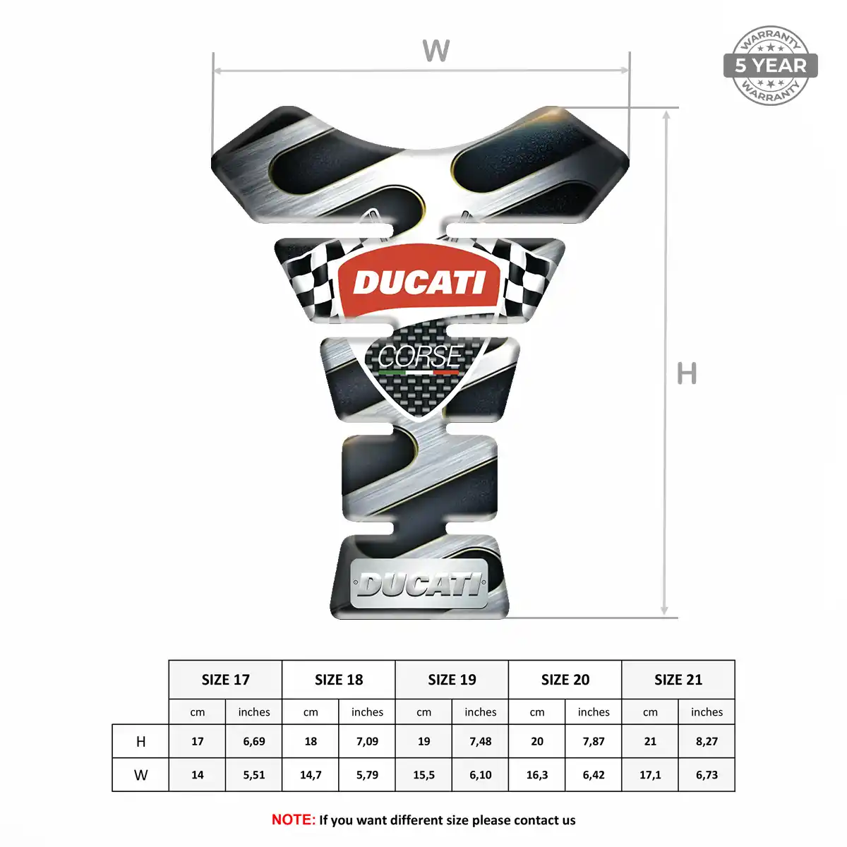 Ducati Tank Pad Fuse Motorbike Refined Design