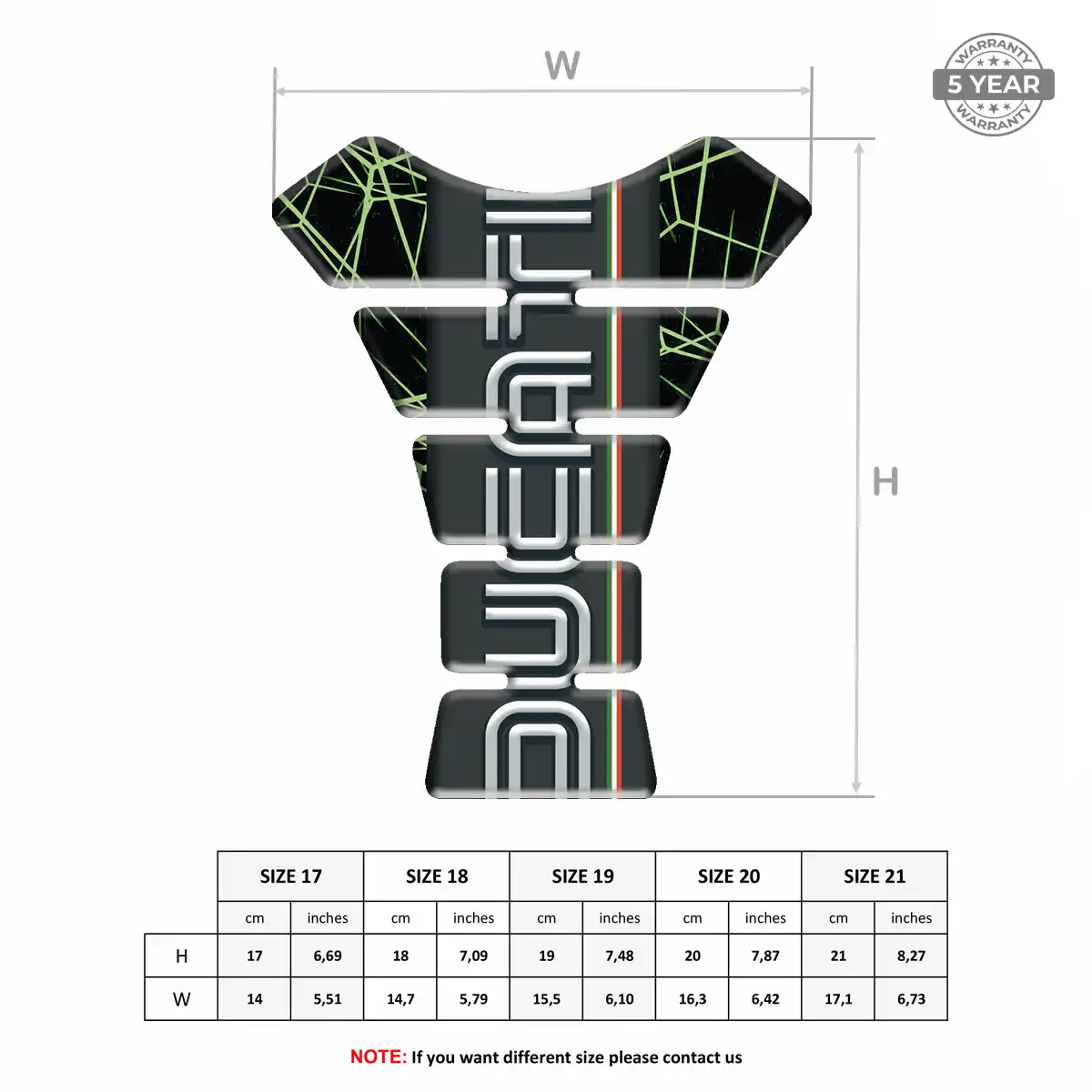 Ducati Tank Pad Fuse Motorcycle Exclusive Series