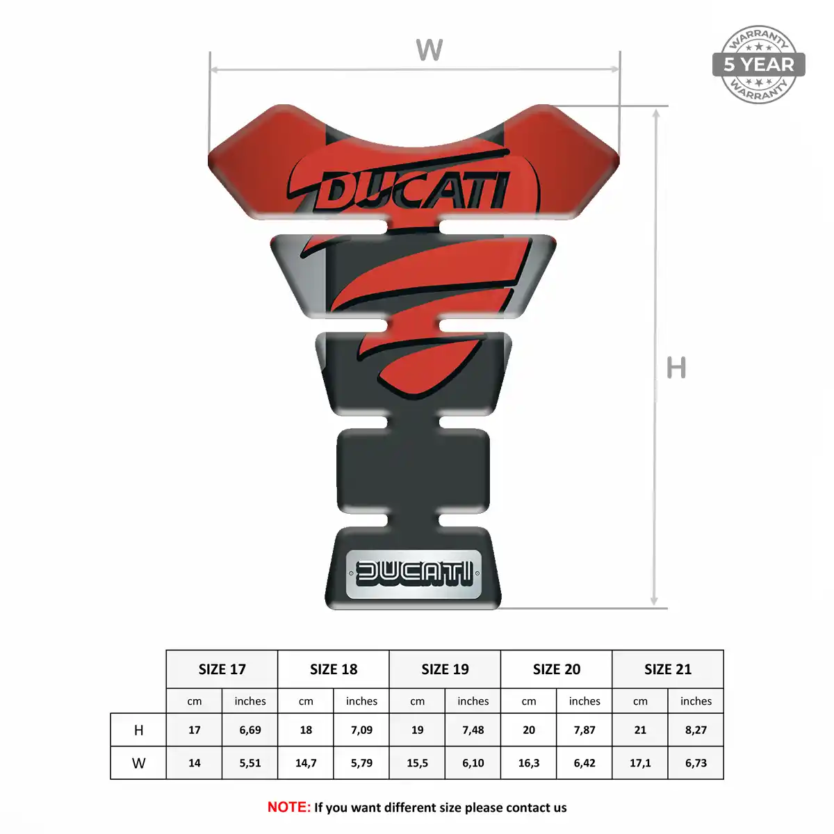 Ducati Tank Pad Fuse Motorcycle Refined Design