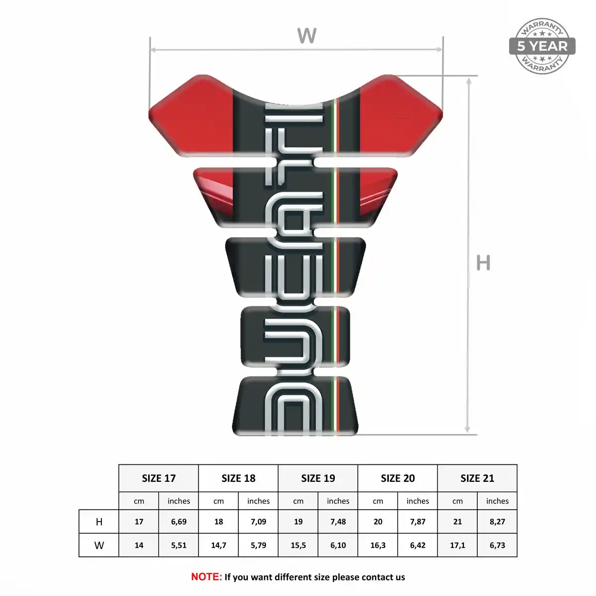 Ducati Tank Pad Fuse Motorcycle Sleek Style