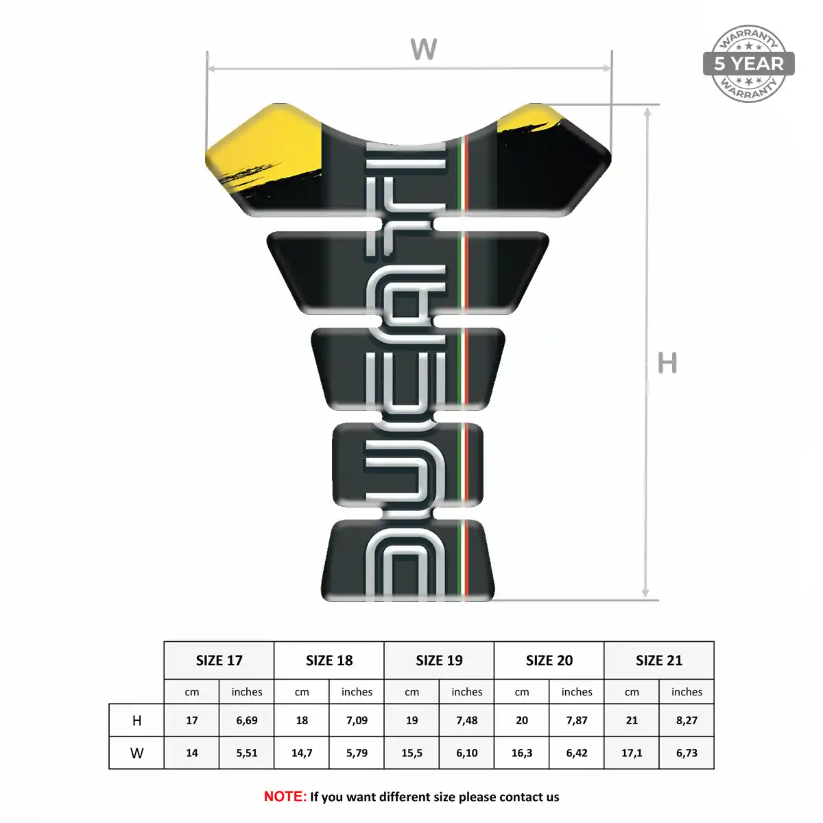 Ducati Tank Pad Fuse Prestige Line