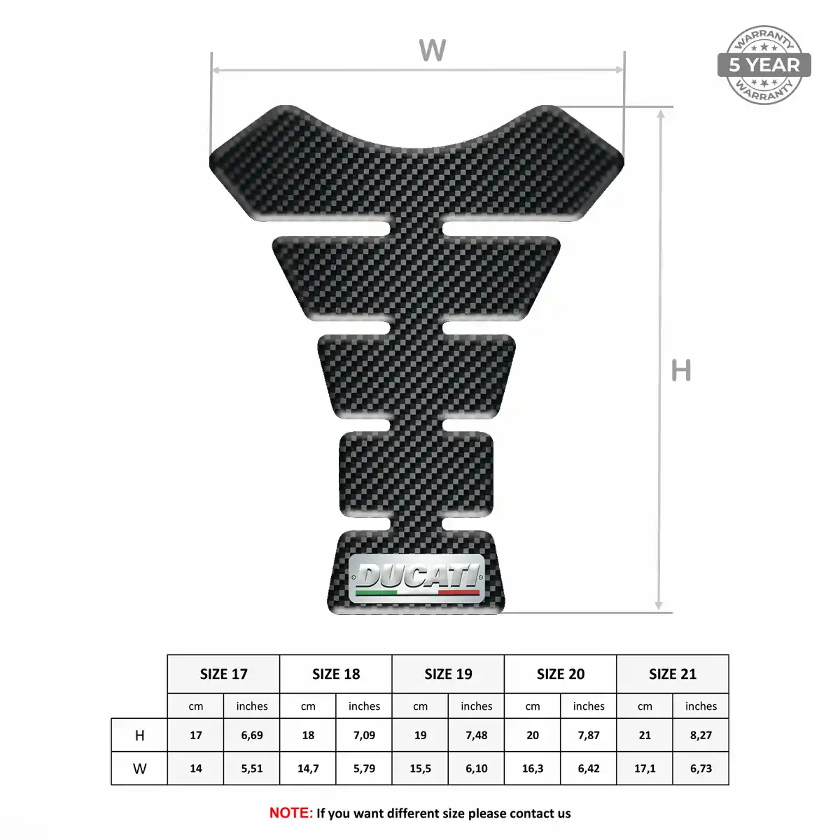 Ducati Tank Pad Fuse Sleek Style