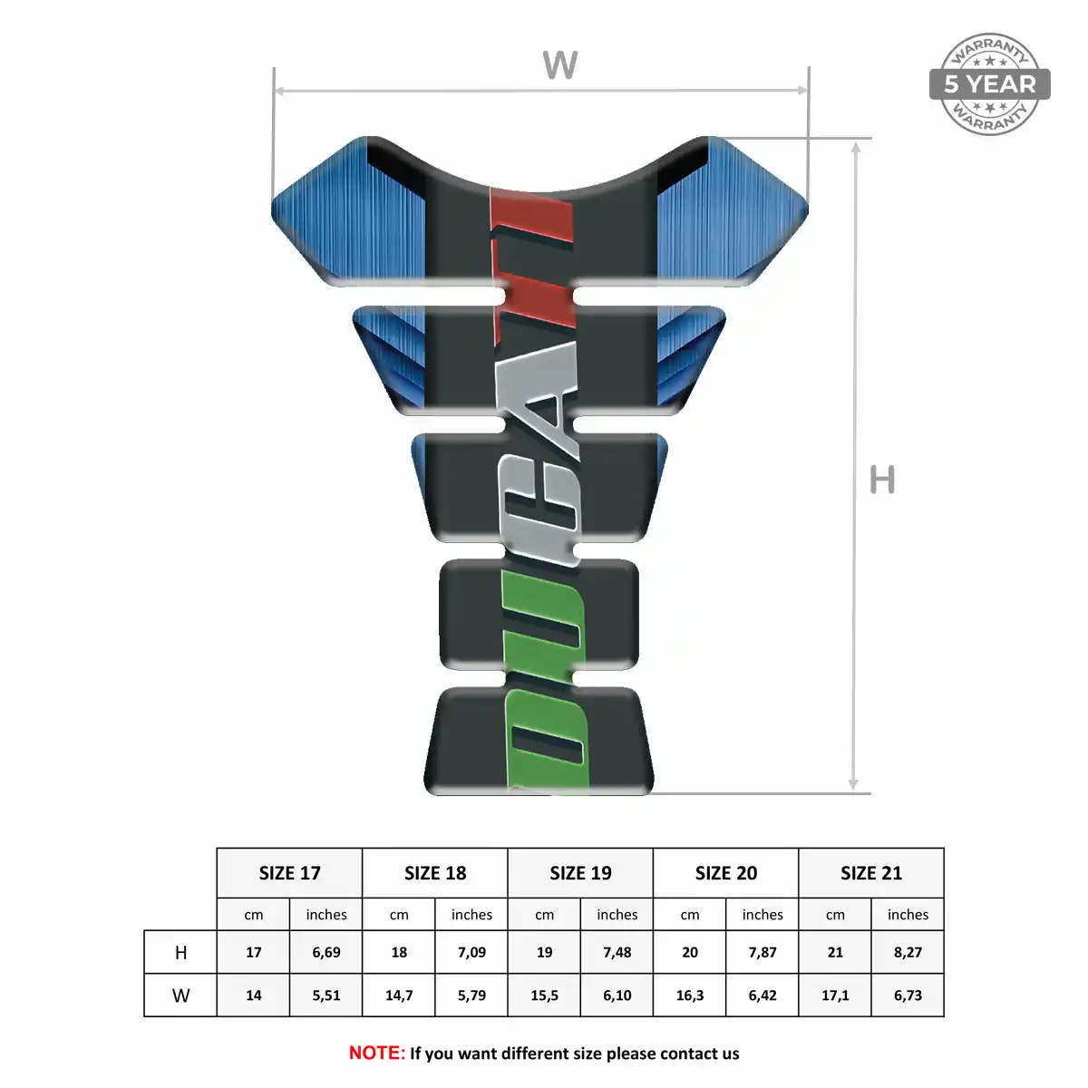 Ducati Tank Pad Guard Elite Edition