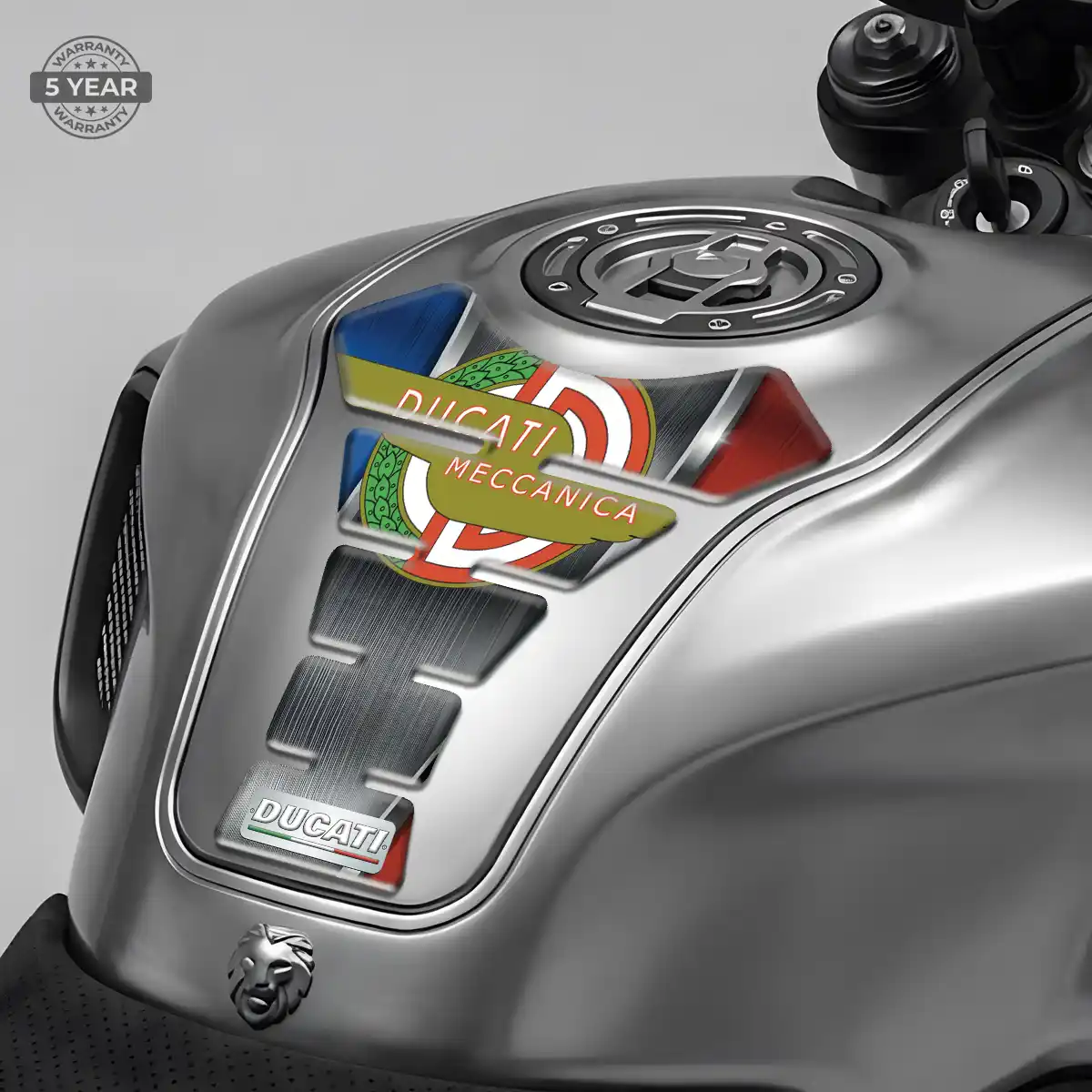 Ducati Tank Pad Guard Motorcycle Sleek Style