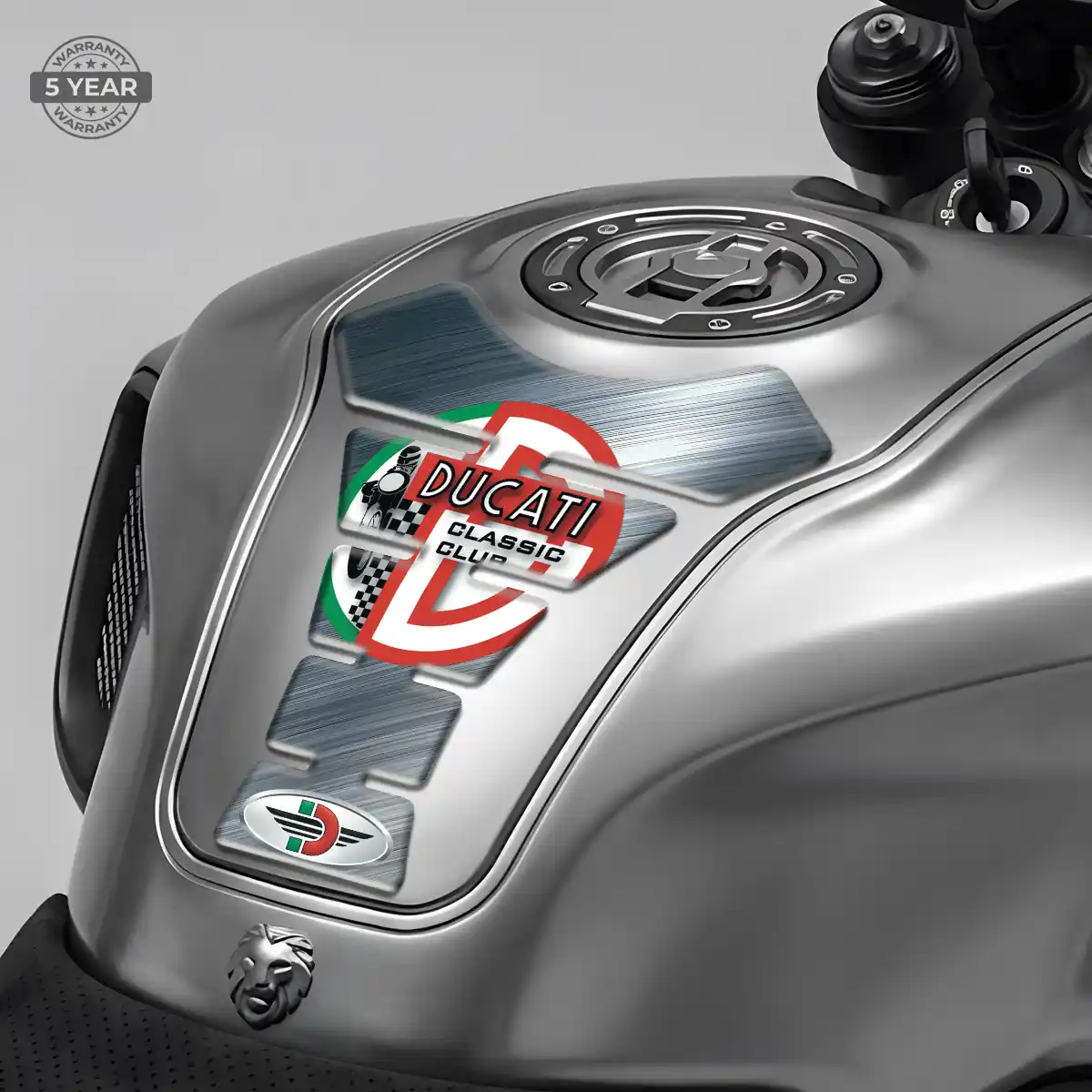 Ducati Tank Pad Guard Refined Design