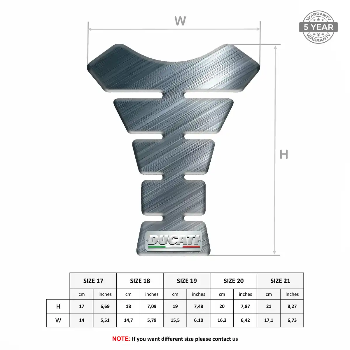 Ducati Tank Pad Guard Superior Craft