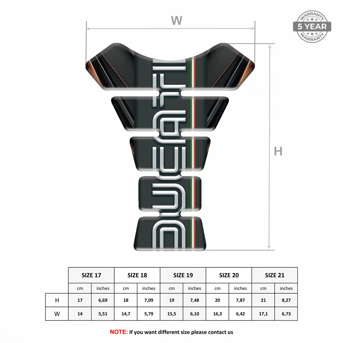 Ducati Tank Pad Motorbike Elite Edition
