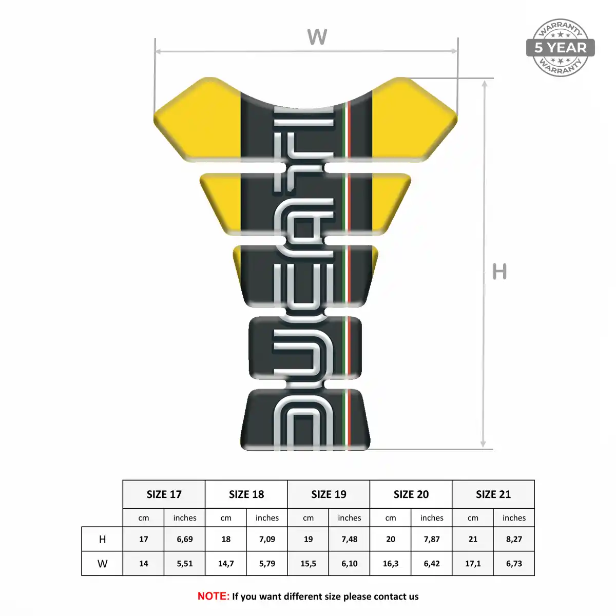 Ducati Tank Pad Motorbike Refined Design
