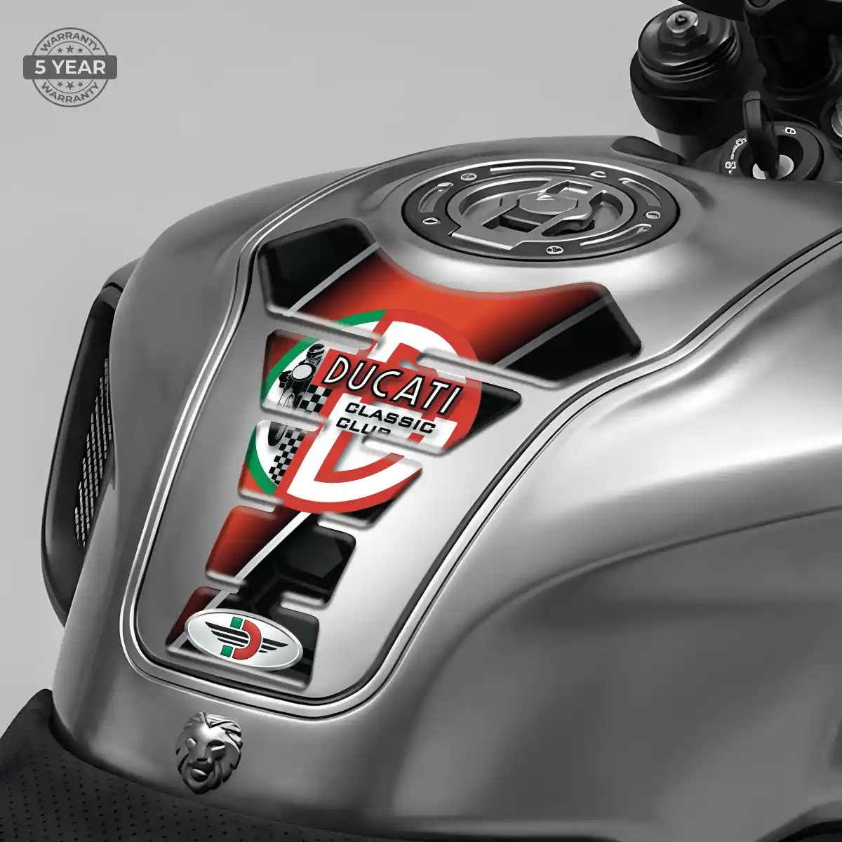 Ducati Tank Pad Motorbike Sleek Style