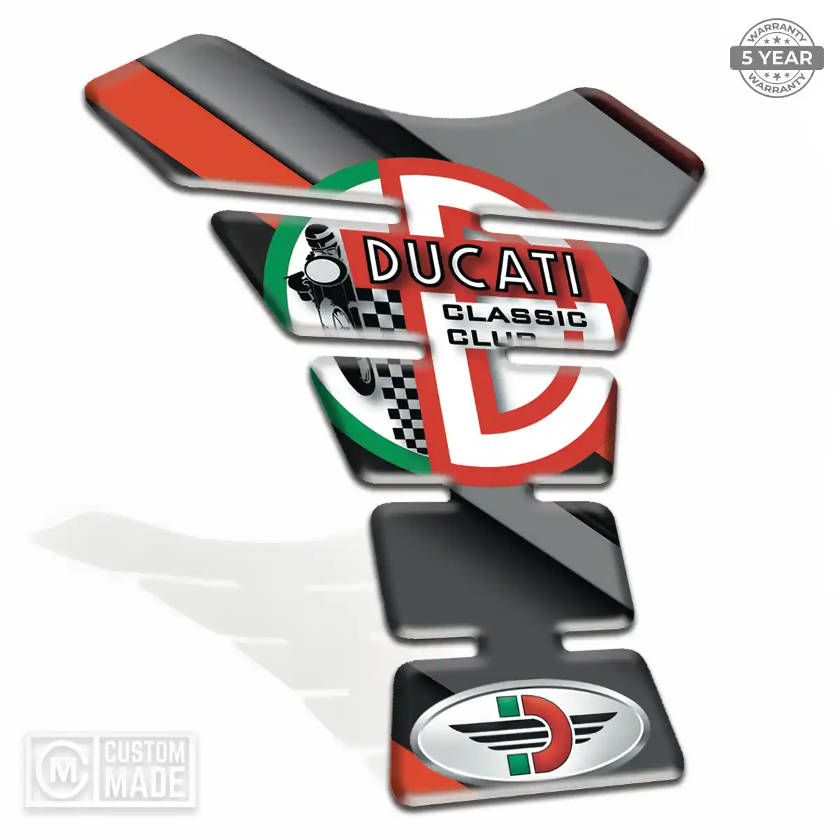 Ducati Tank Pad Motorcycle Elite Finish