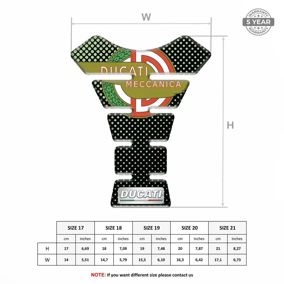 Ducati Tank Pad Motorcycle Exclusive Series