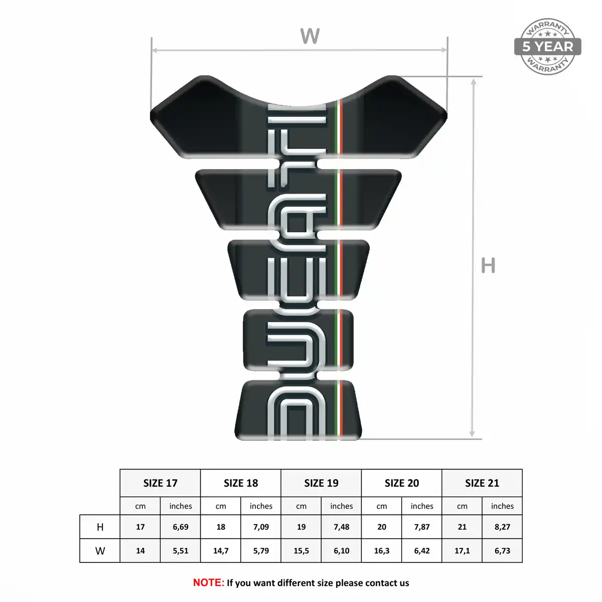 Ducati Tank Pad Motorcycle Superior Craft