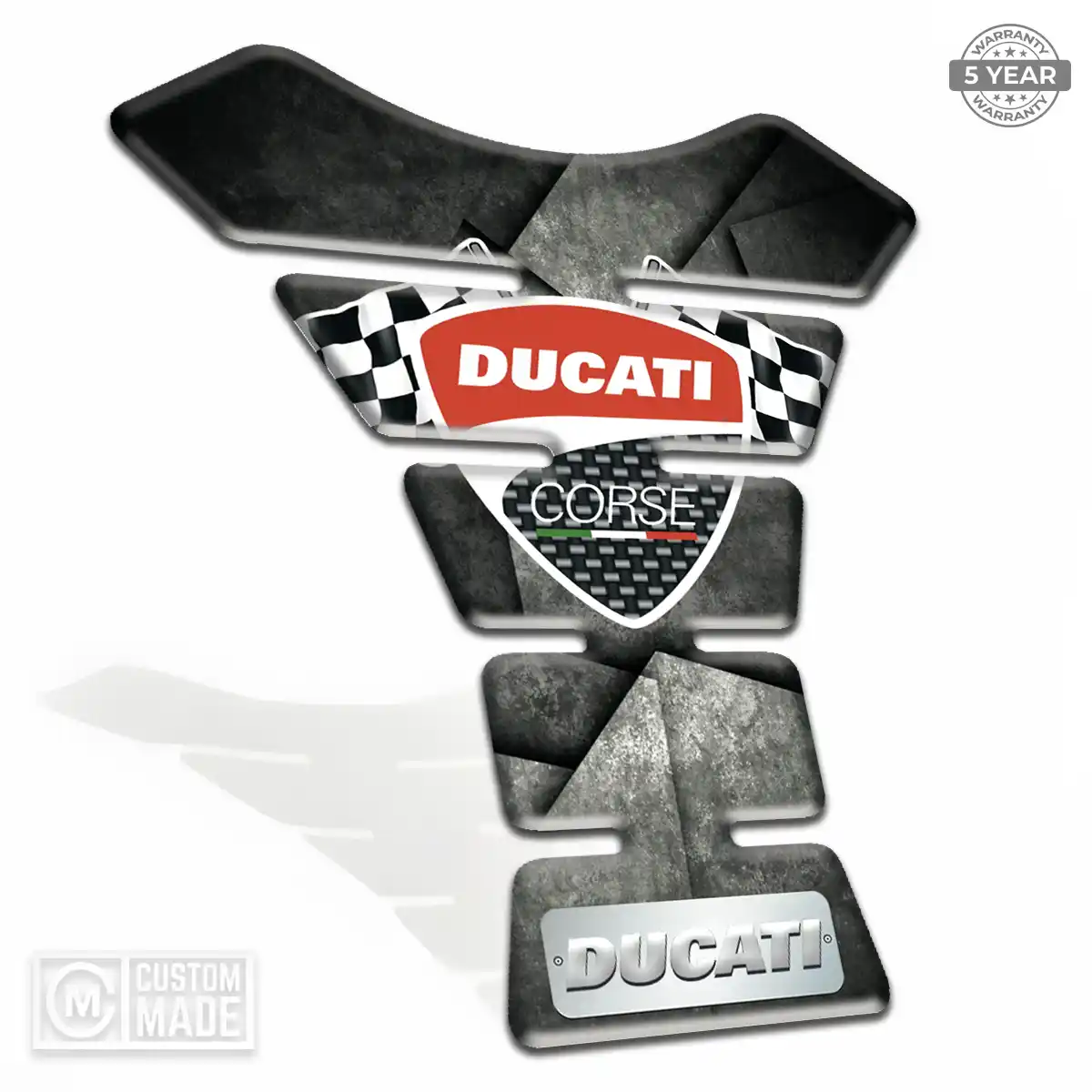 Ducati Tank Pad Protector Motorcycle Prestige Line