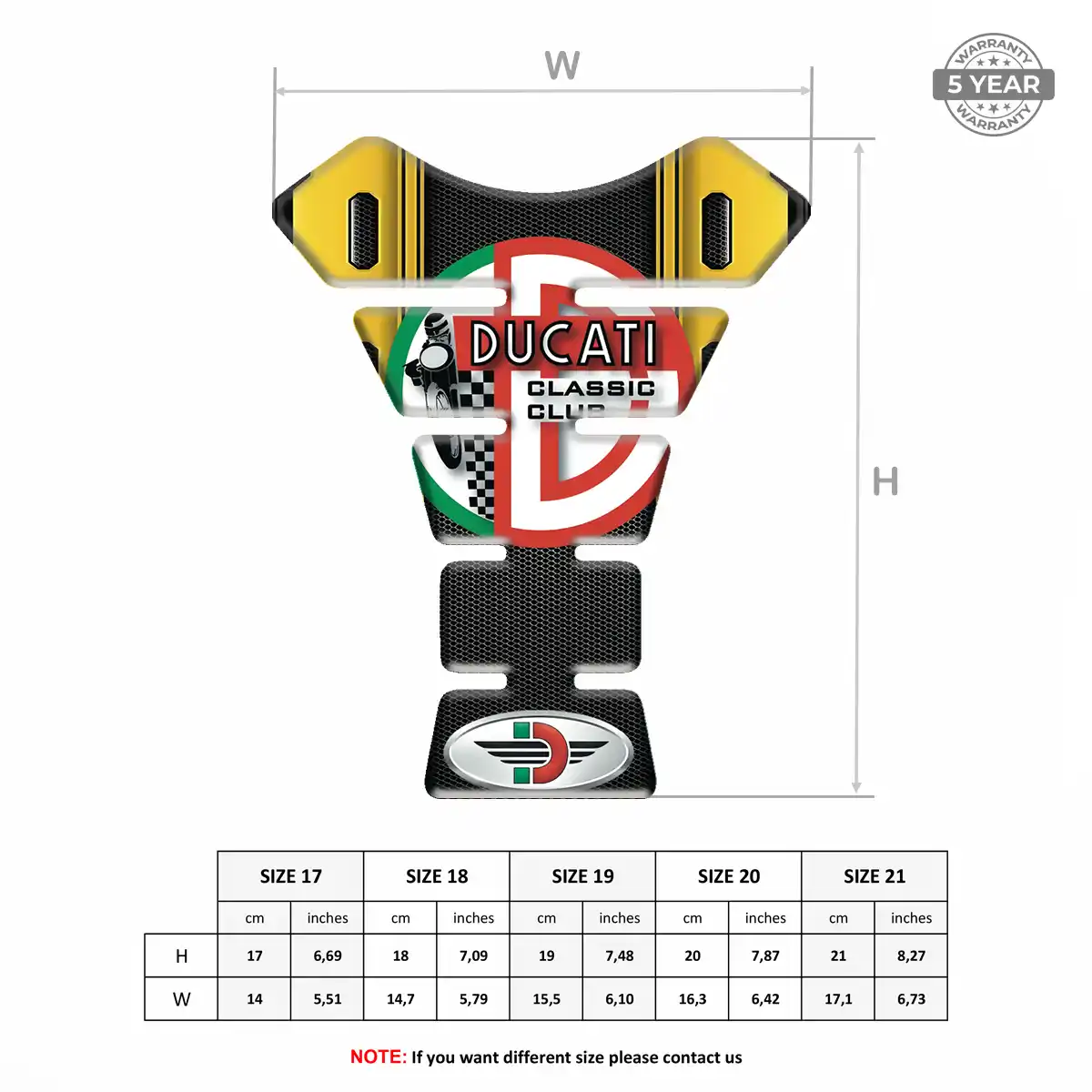 Ducati Tank Pad Signature Grade