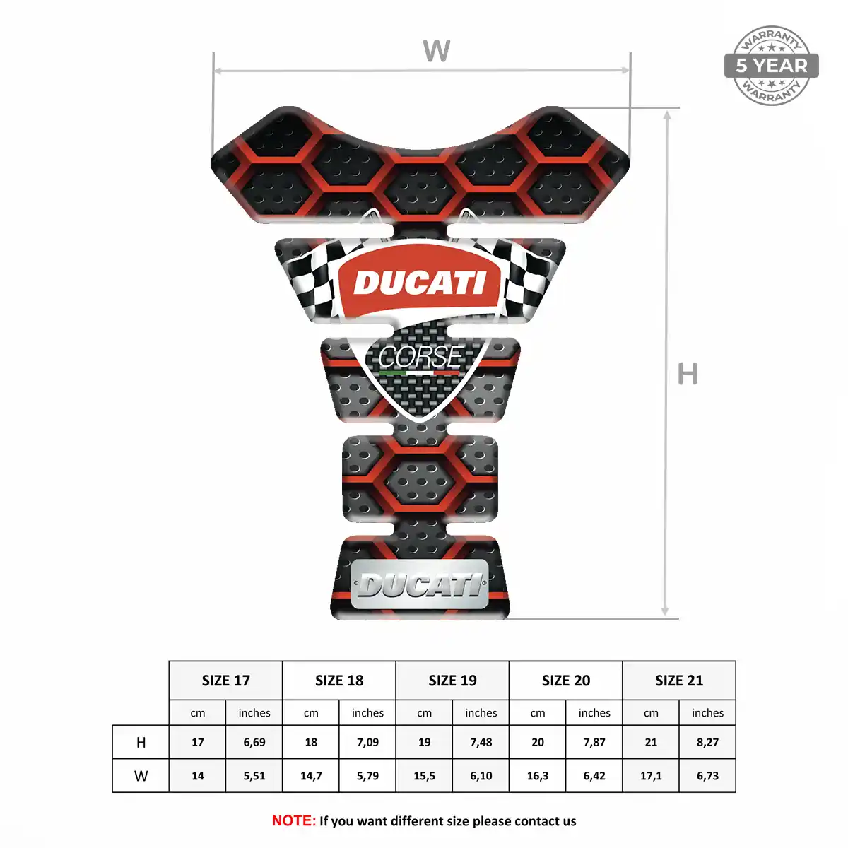 Ducati Tank Pads Fuse Deluxe Edition