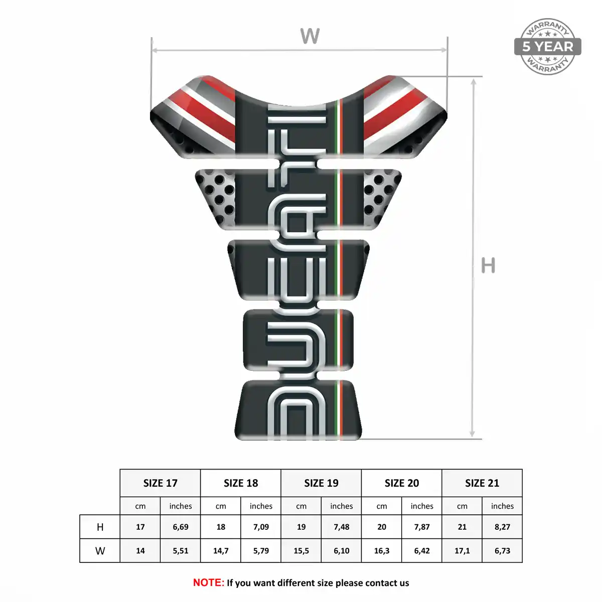 Ducati Tank Pads Fuse Exclusive Series