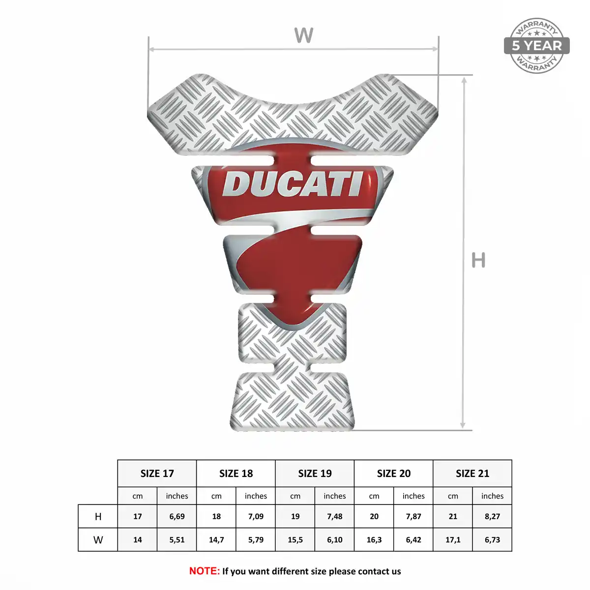 Ducati Tank Pads Fuse Motorbike Sleek Style