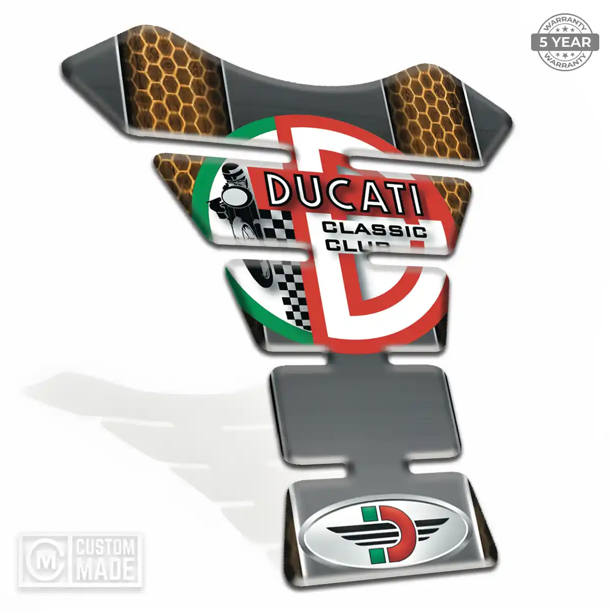 Ducati Tank Pads Fuse Motorcycle Deluxe Edition
