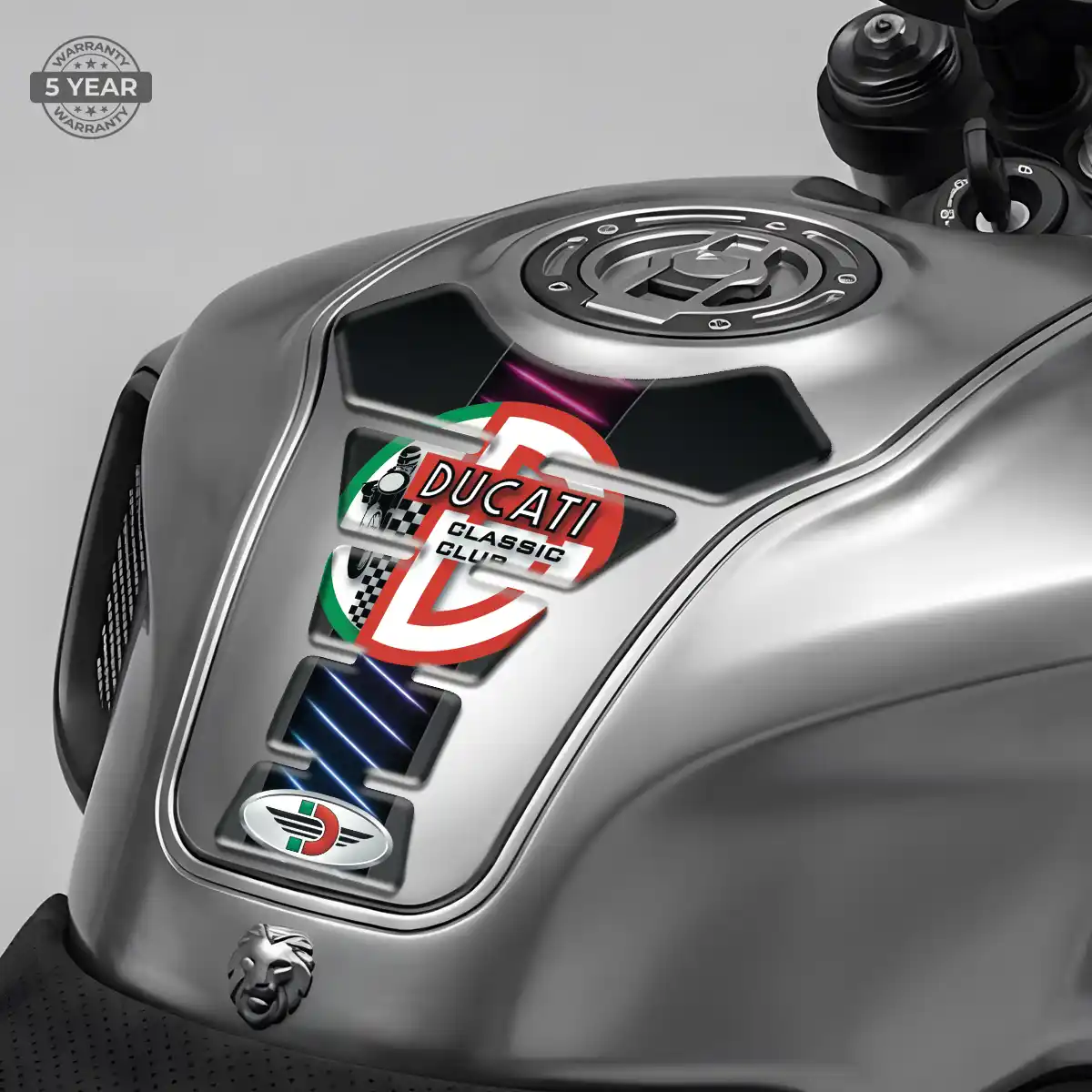 Ducati Tank Pads Fuse Motorcycle Elite Finish