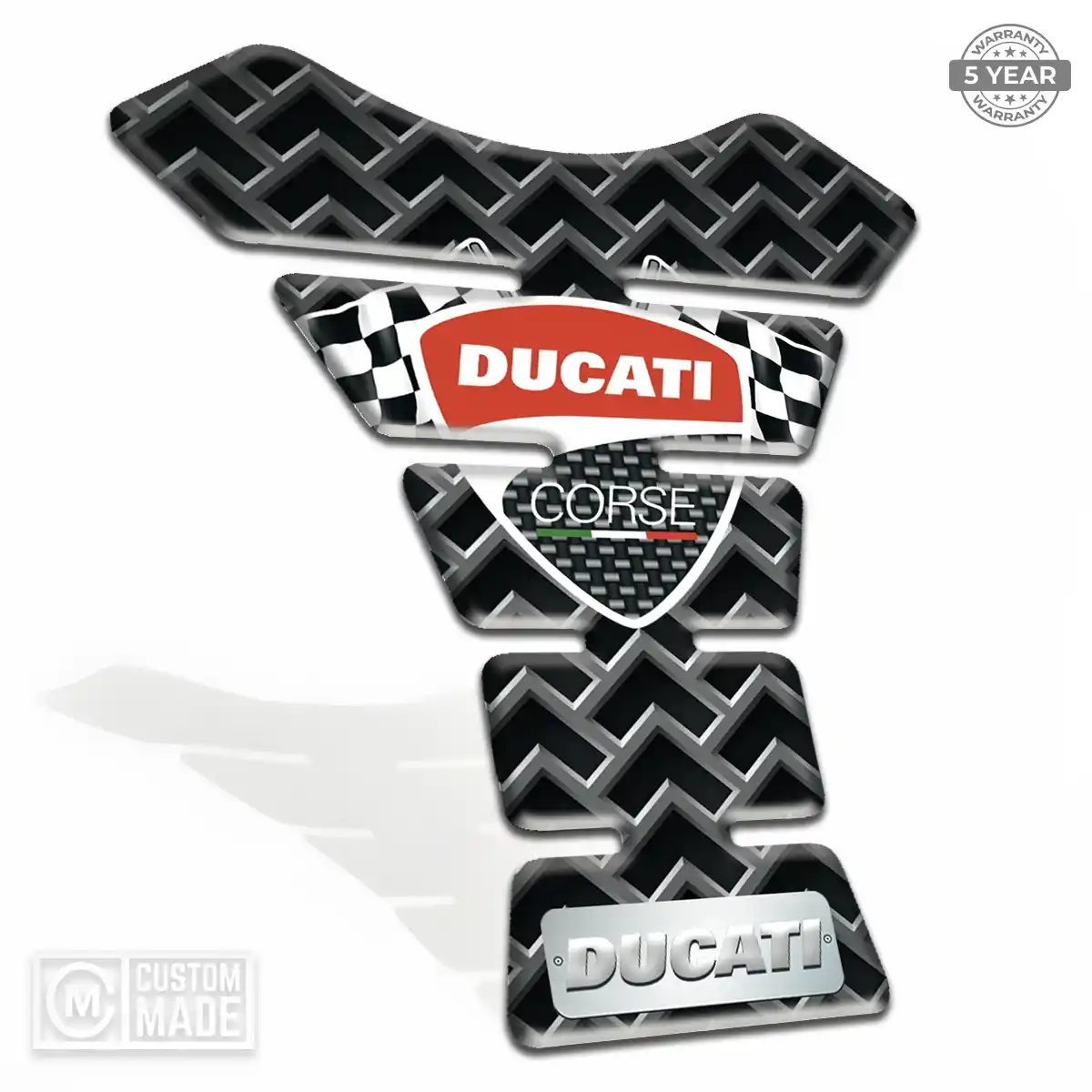 Ducati Tank Pads Fuse Motorcycle Refined Design