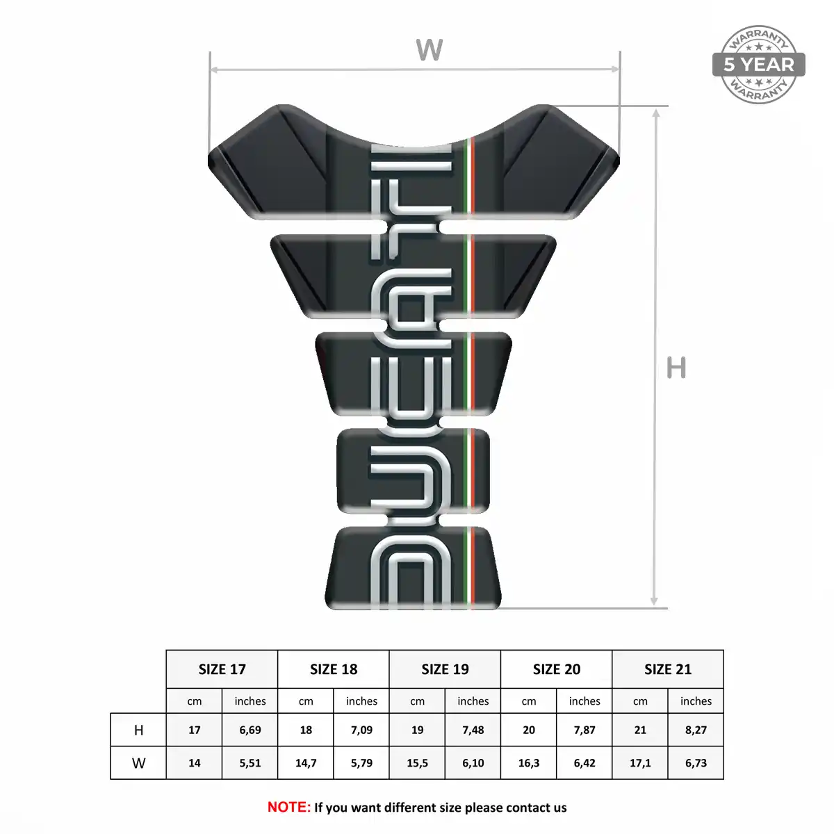 Ducati Tank Pads Fuse Noble Edition