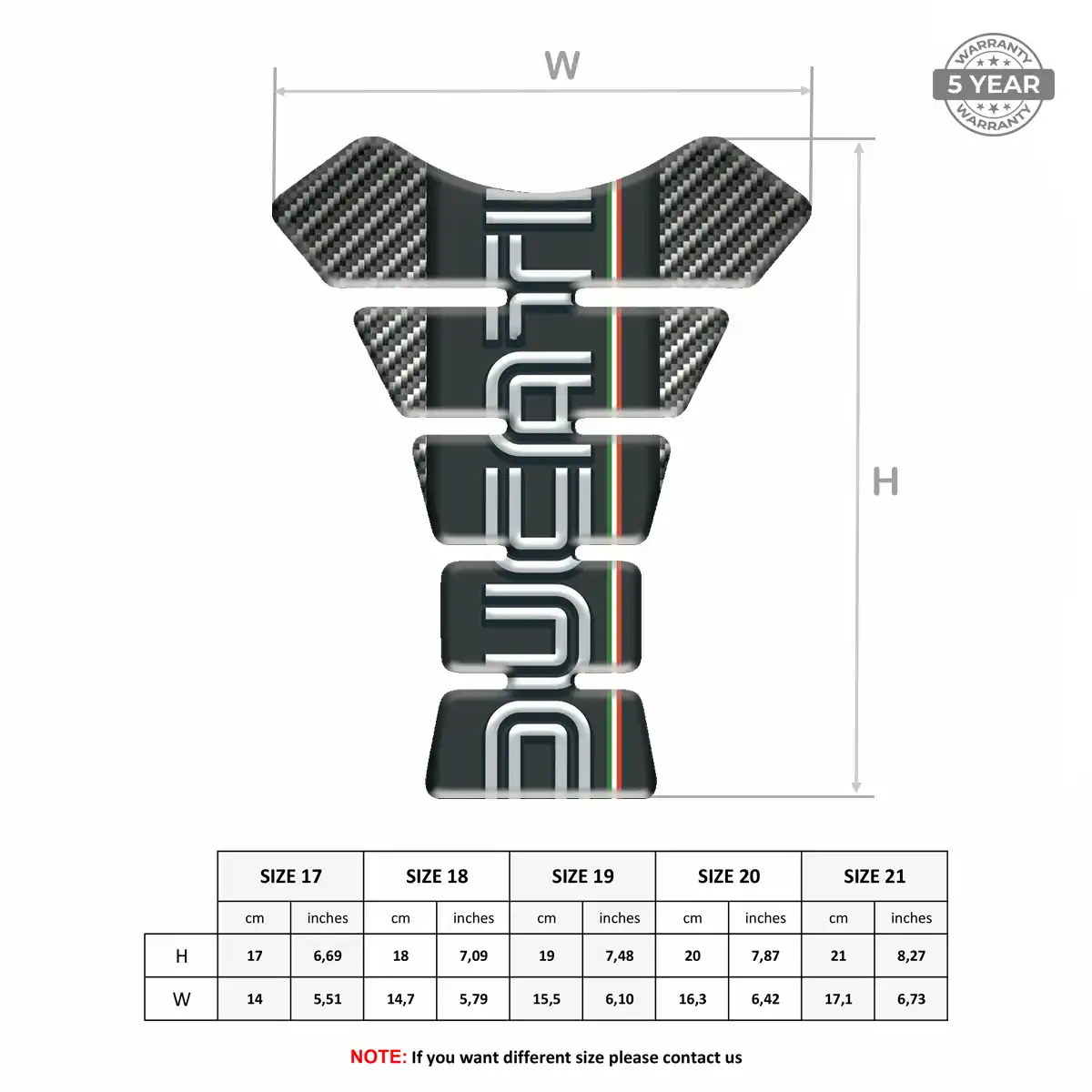 Ducati Tank Pads Fuse Prestige Line