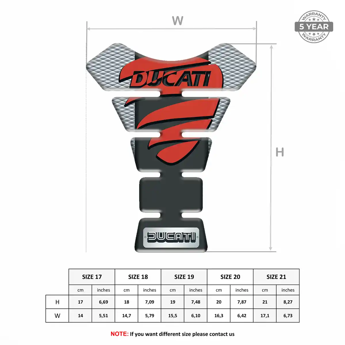 Ducati Tank Pads Guards Deluxe Edition