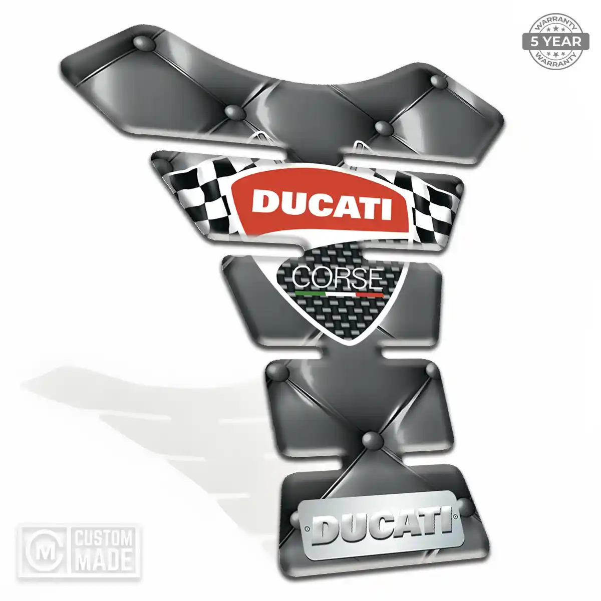 Ducati Tank Pads Guards Motorbike Signature Grade