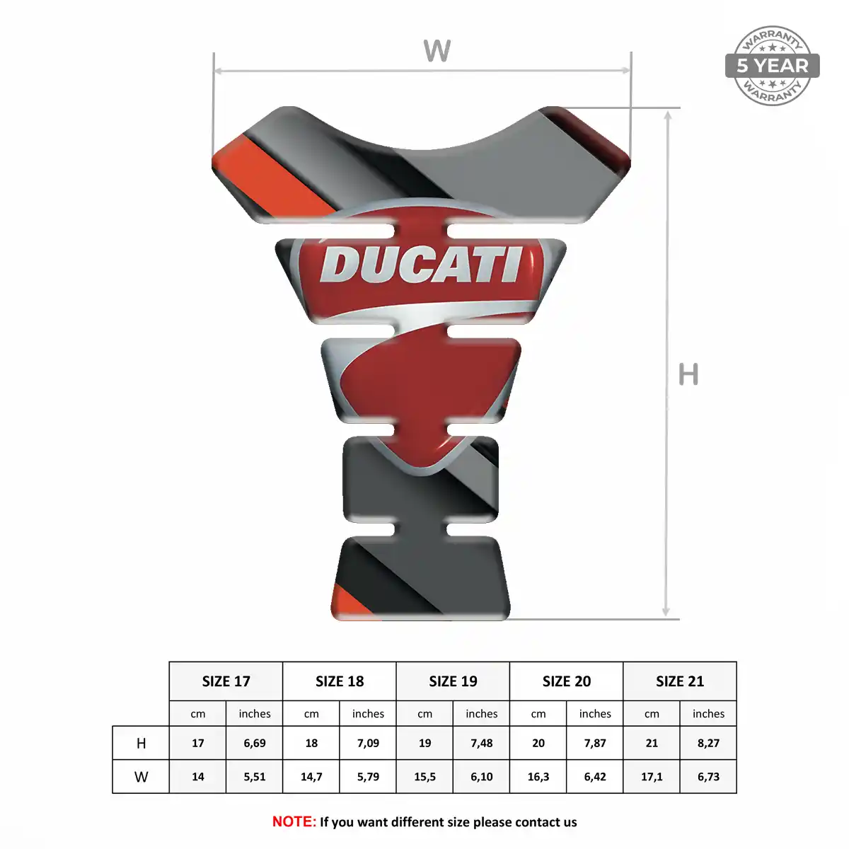 Ducati Tank Pads Guards Motorcycle Noble Edition