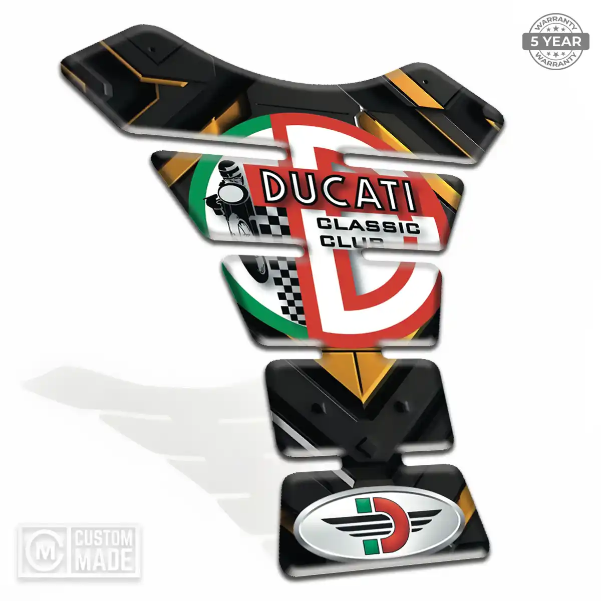 Ducati Tank Pads Guards Motorcycle Prestige Line