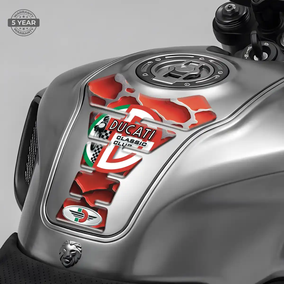 Ducati Tank Pads Guards Motorcycle Sleek Style