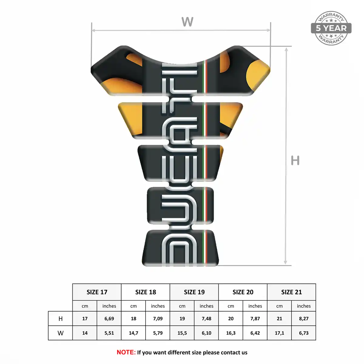 Ducati Tank Pads Guards Prime Quality
