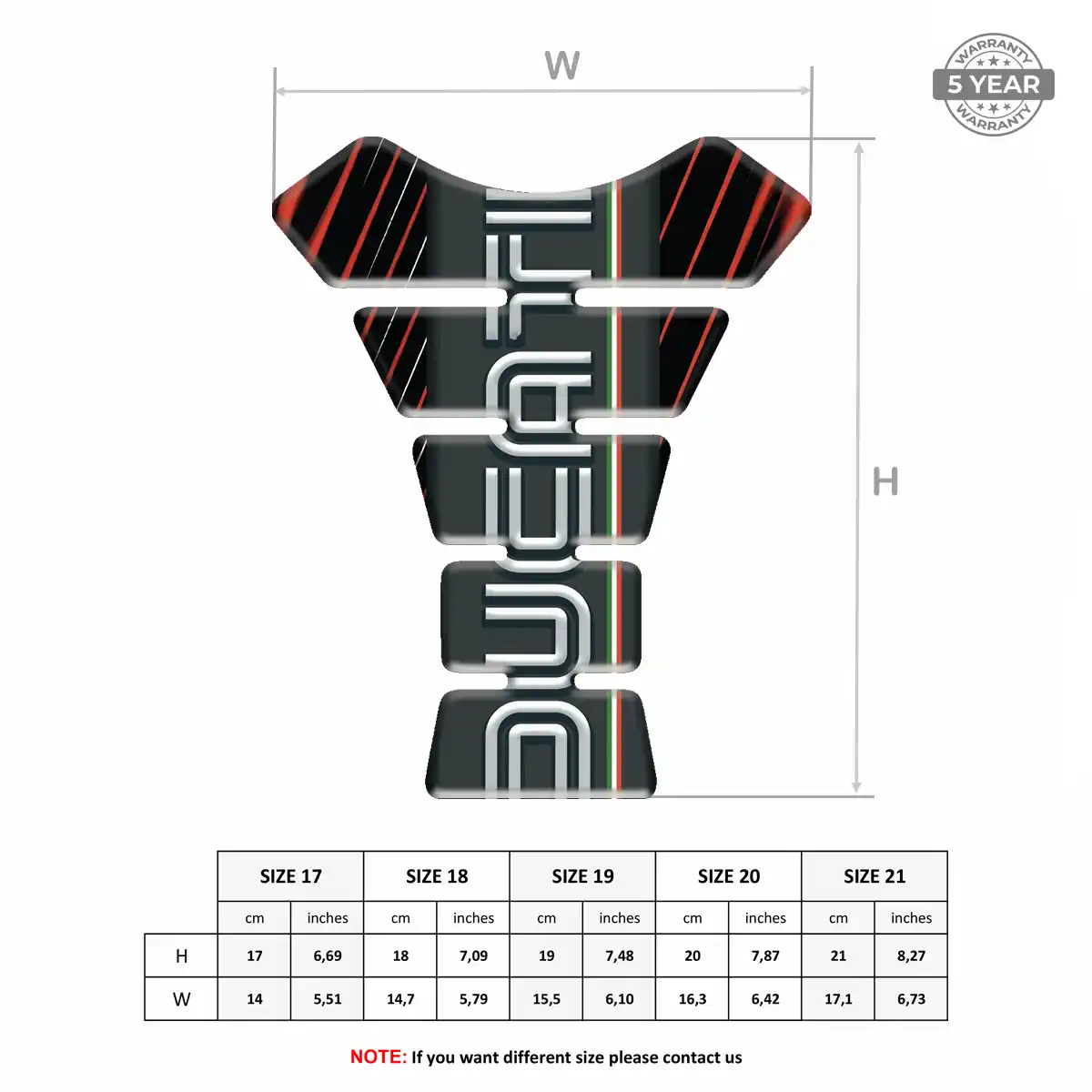 Ducati Tank Pads Motorcycle Exclusive Series