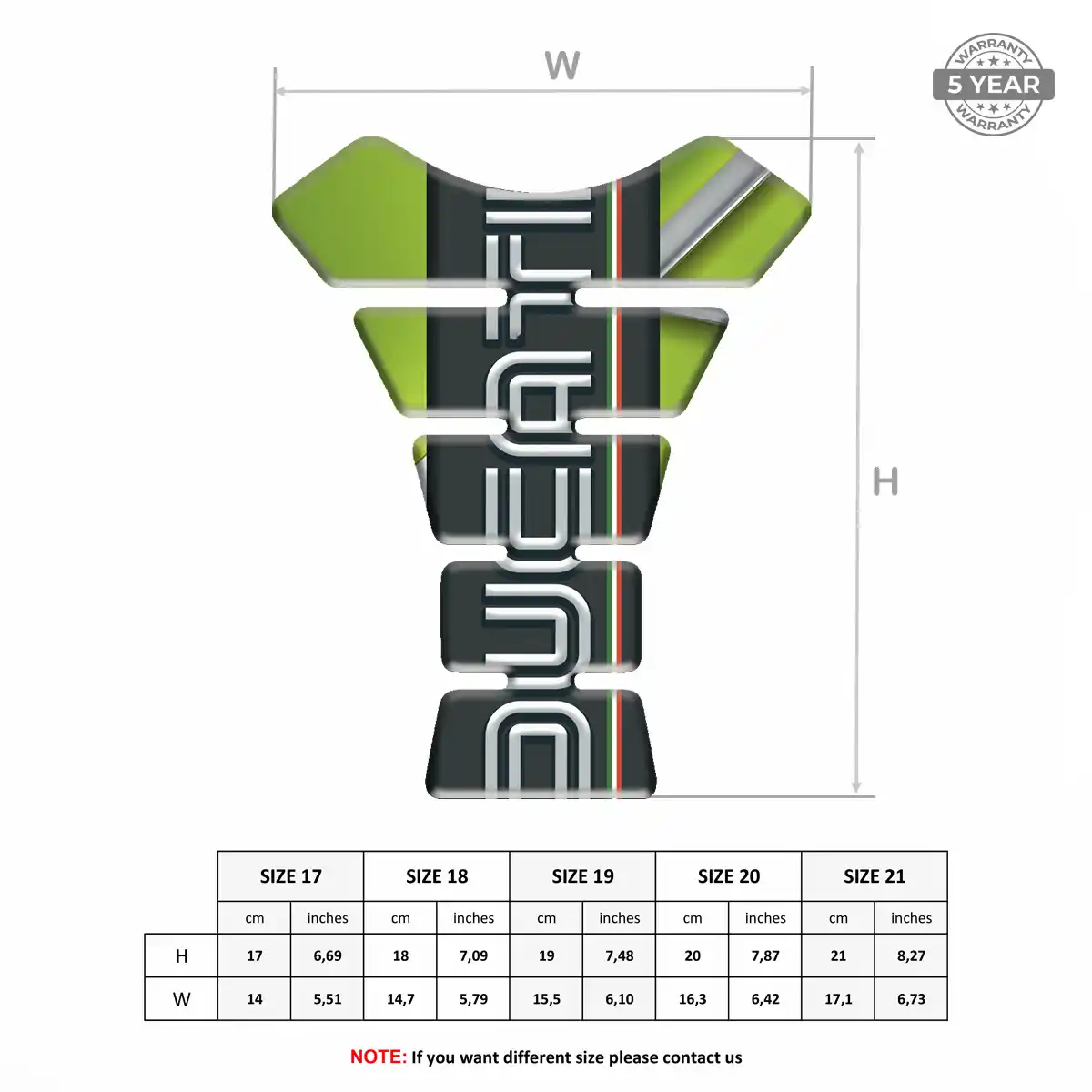 Ducati Tank Pads Motorcycle Signature Grade