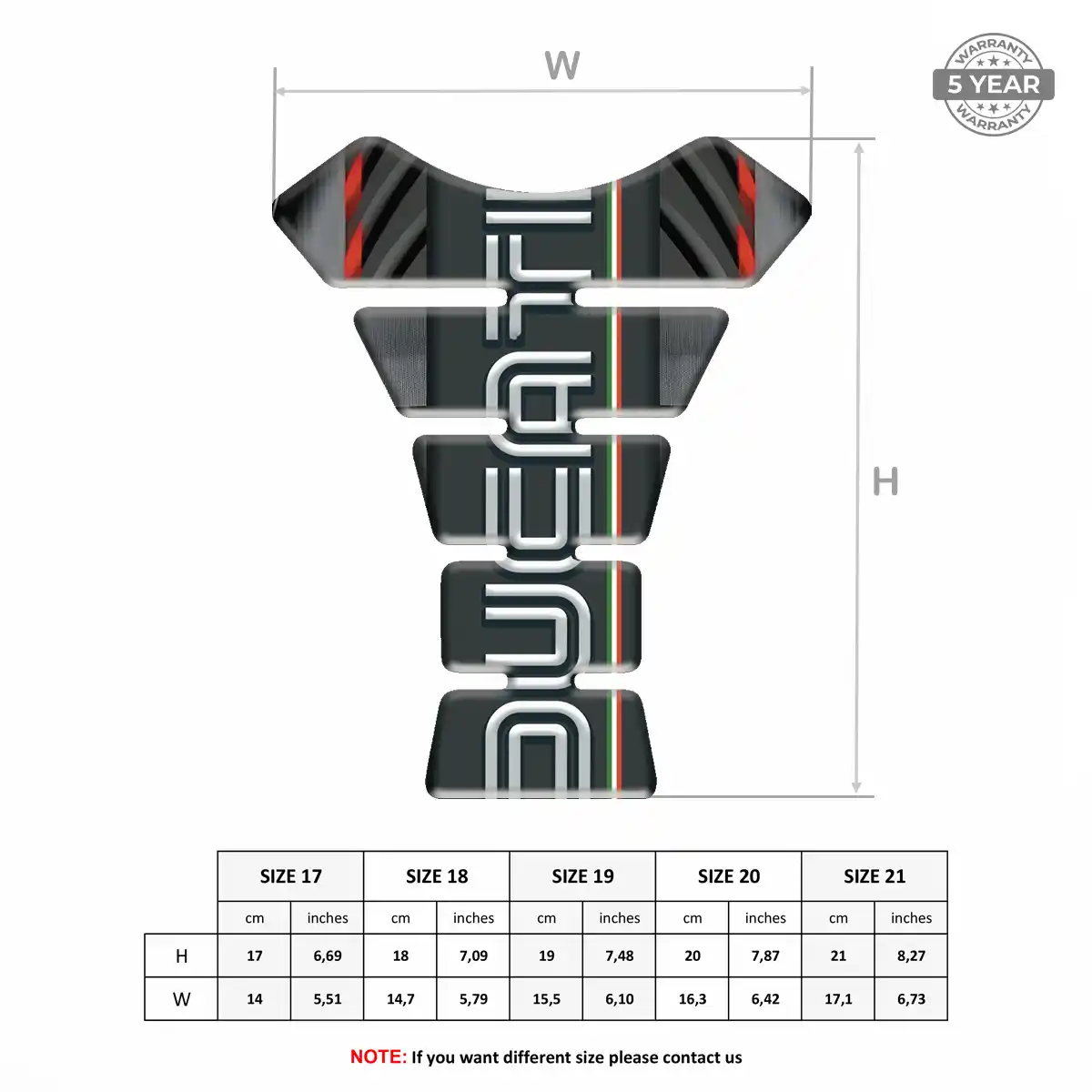 Ducati Tank Pads Motorcycle Sleek Style