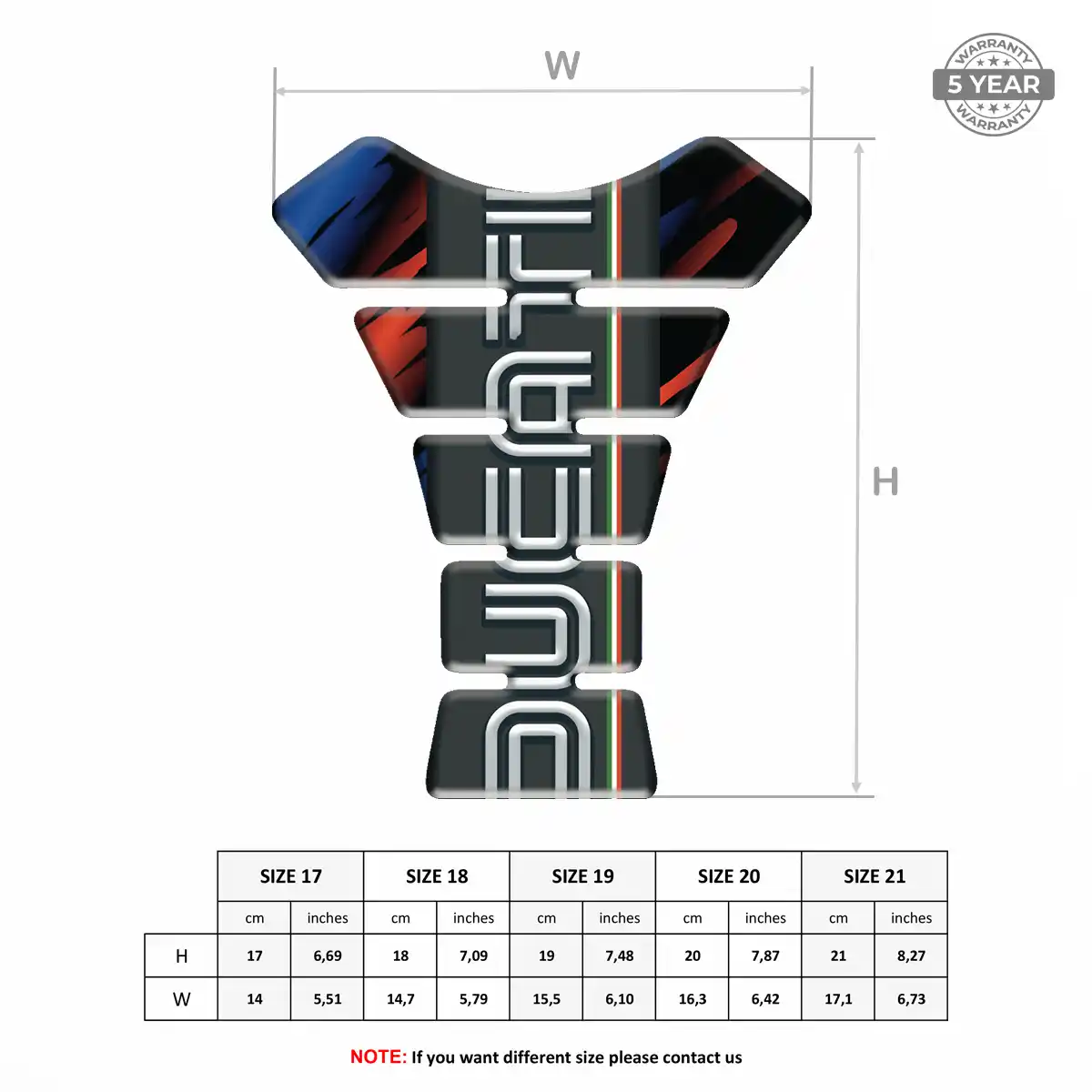 Ducati Tank Pads Protector Deluxe Edition