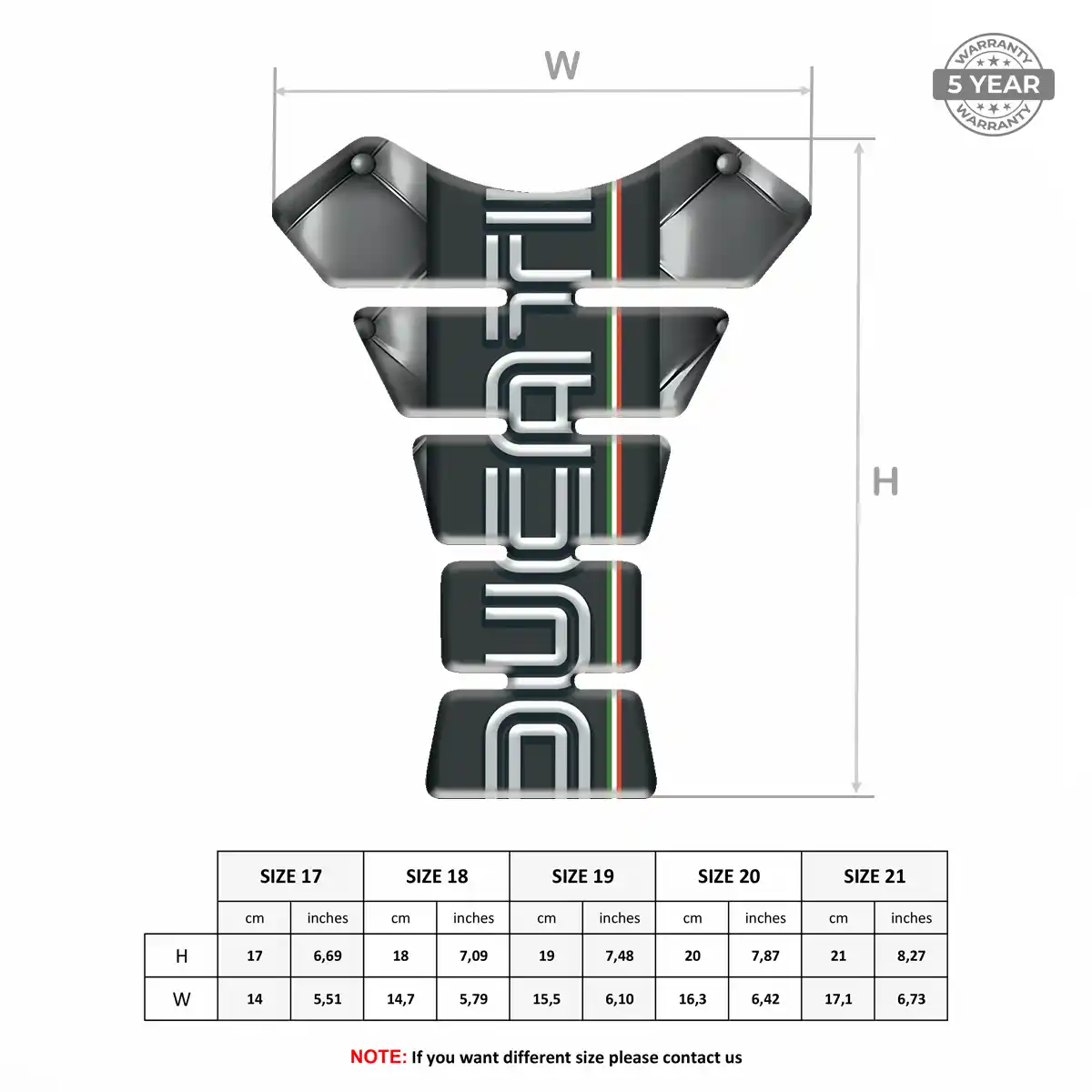 Ducati Tank Pads Protector Opulent Line
