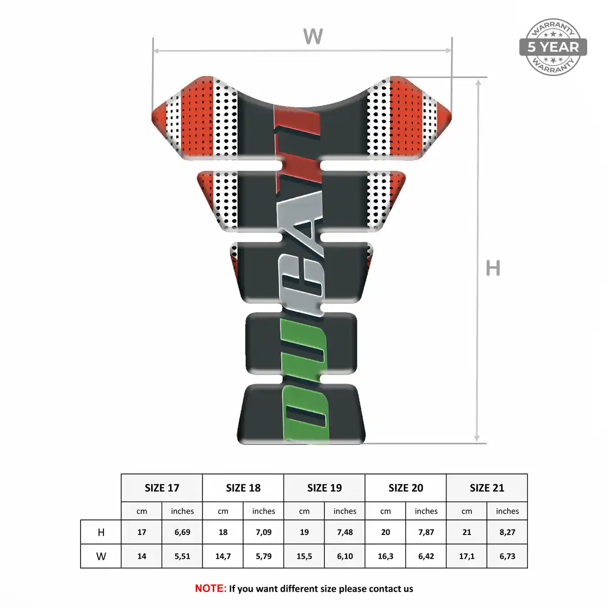 Ducati Tank Pads Refined Design